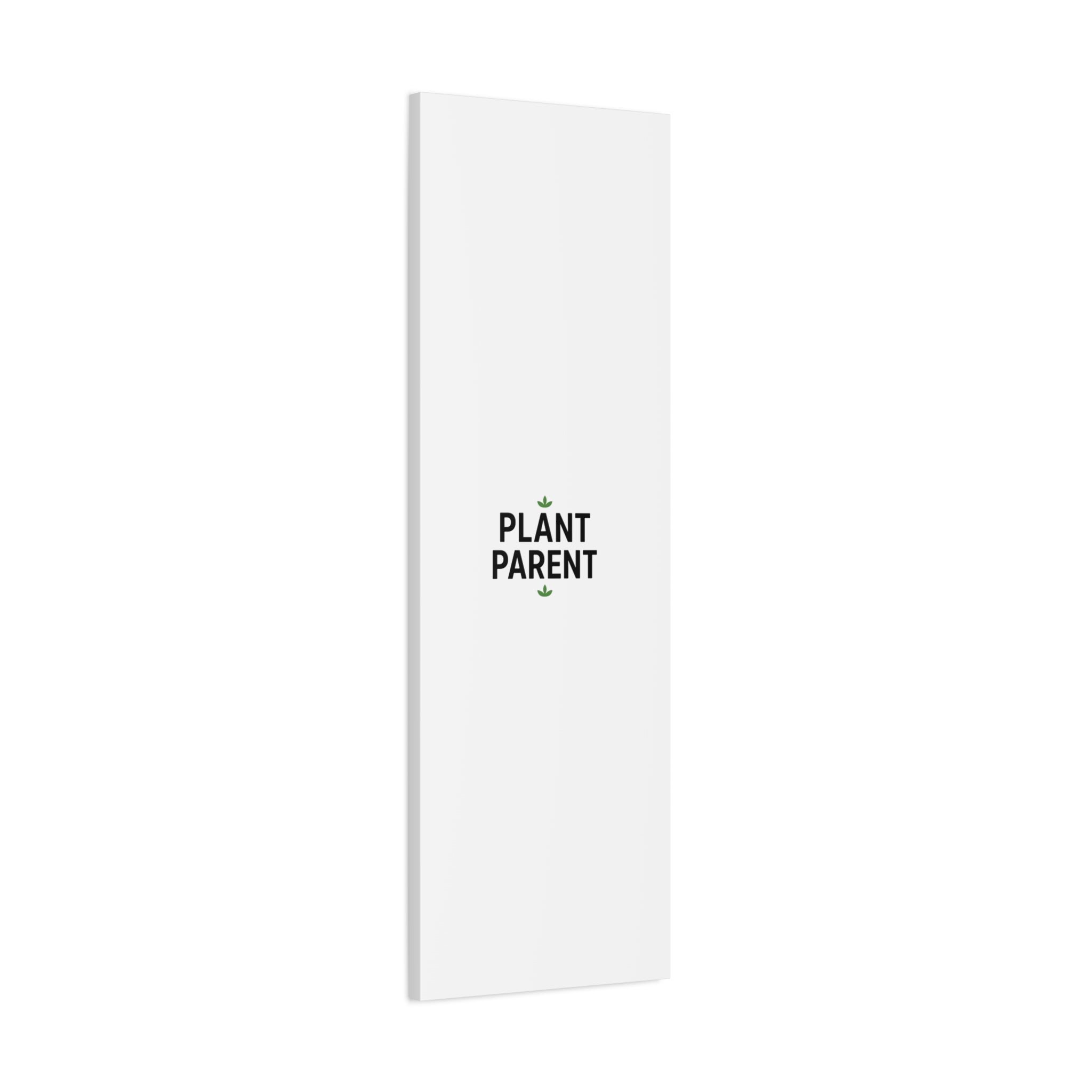 Plant Parent Canvas Wall Art — Minimalist Botanical Typography Print