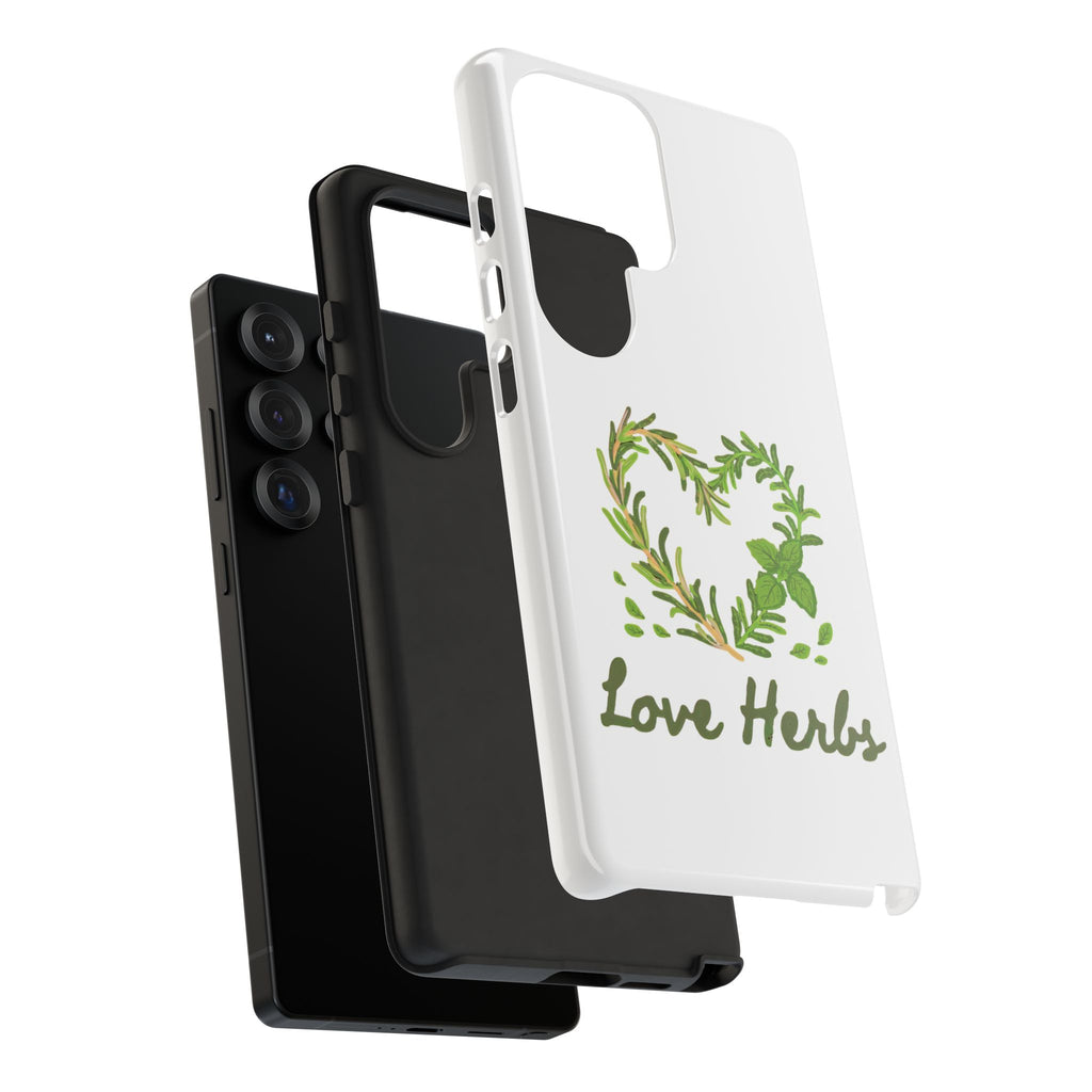 Herb Heart Phone Case - "Love Herbs" Botanical iPhone Cover