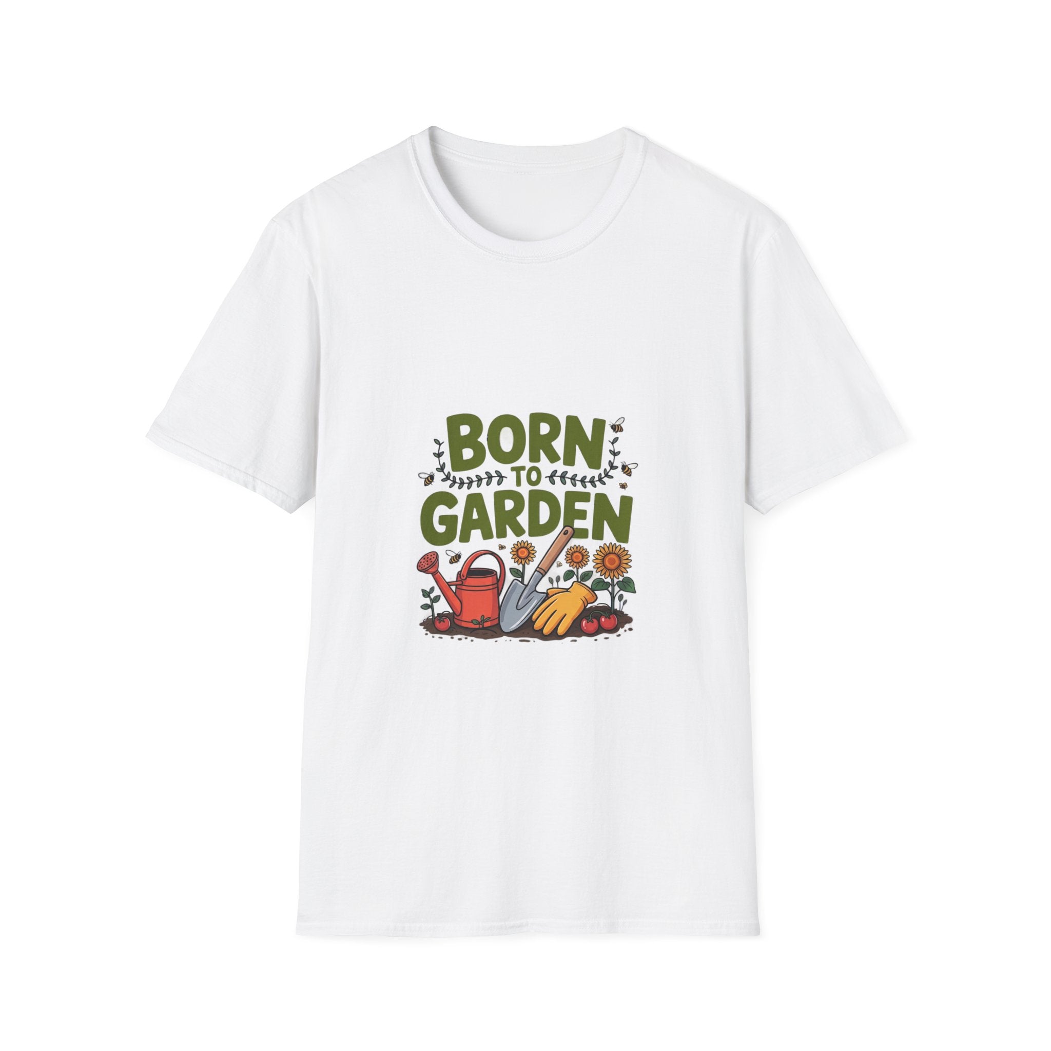 Garden T-Shirt — "Born to Garden" Graphic Tee for Plant Lovers