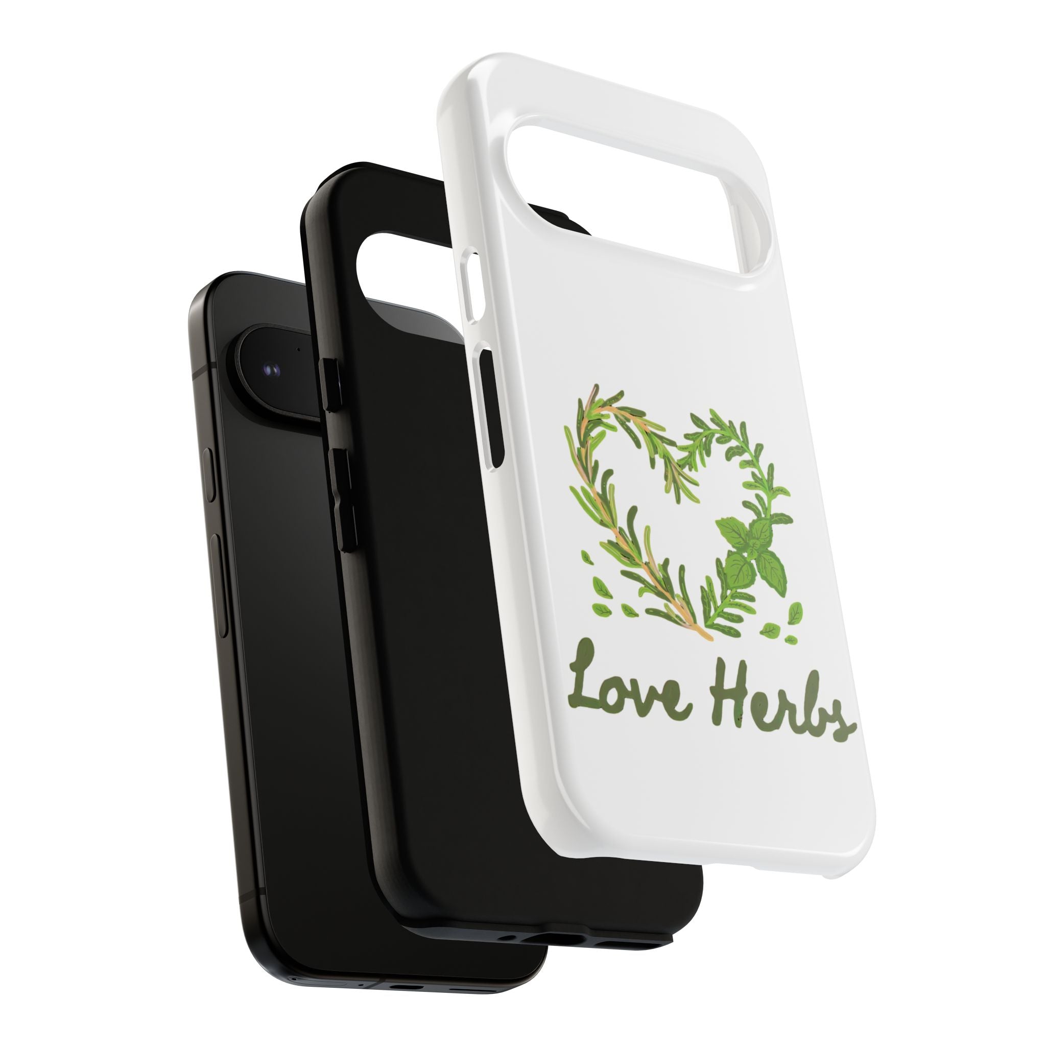 Herb Heart Phone Case - "Love Herbs" Botanical iPhone Cover