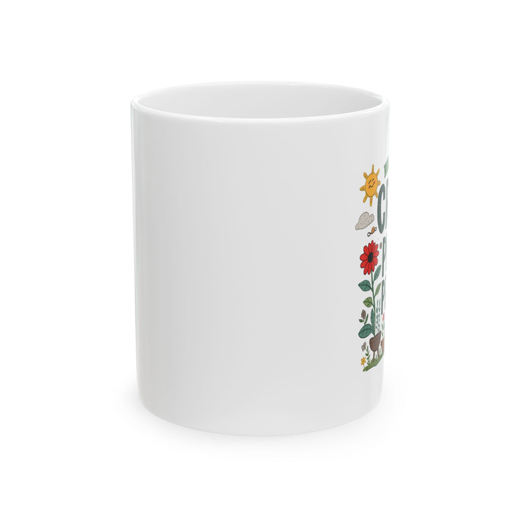 Ceramic Mug — Crazy Gardener Mug ("Cozy With a Cup of Sunshine")