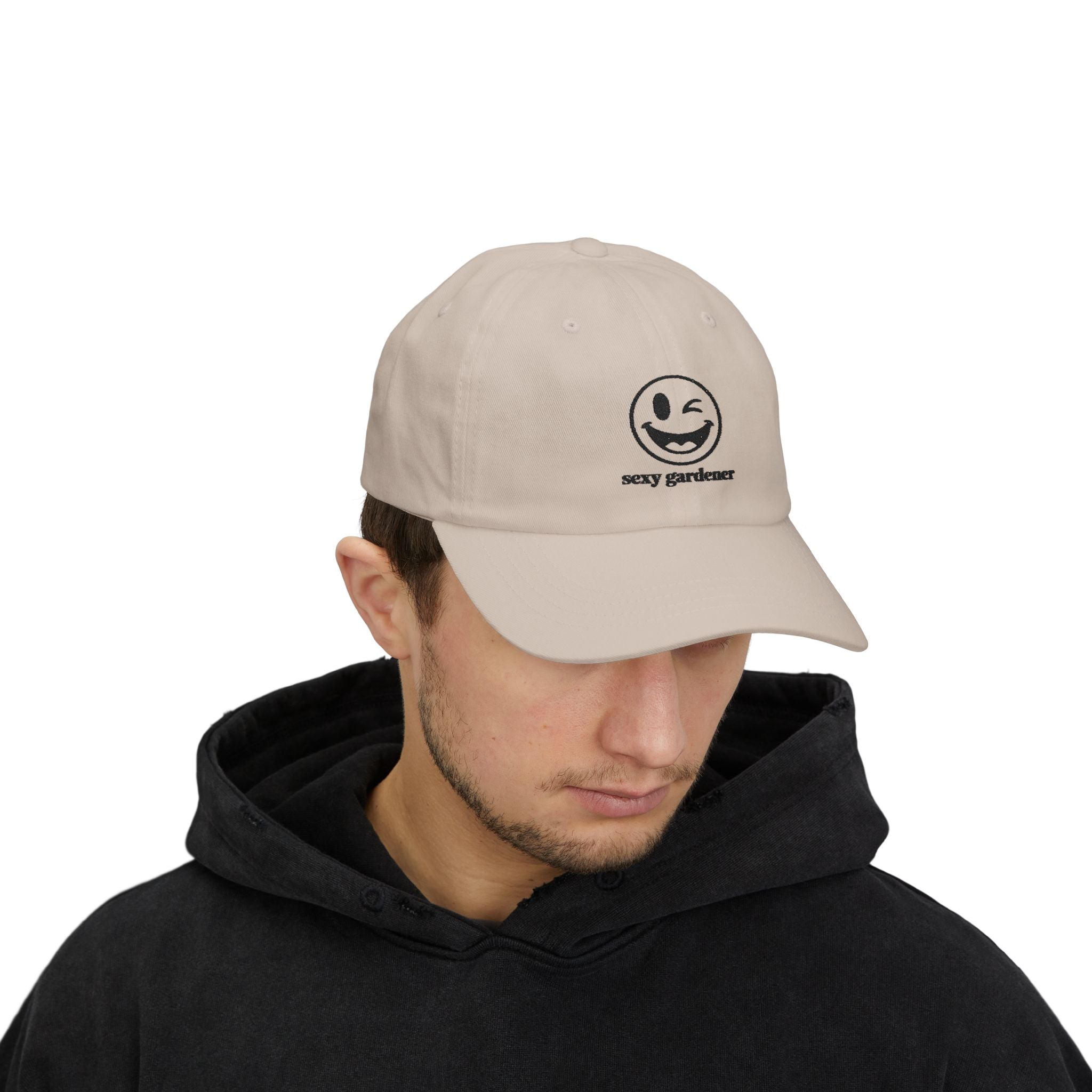 Dad Cap — "Sexy Gardener" Winking Smile Embroidered Hat