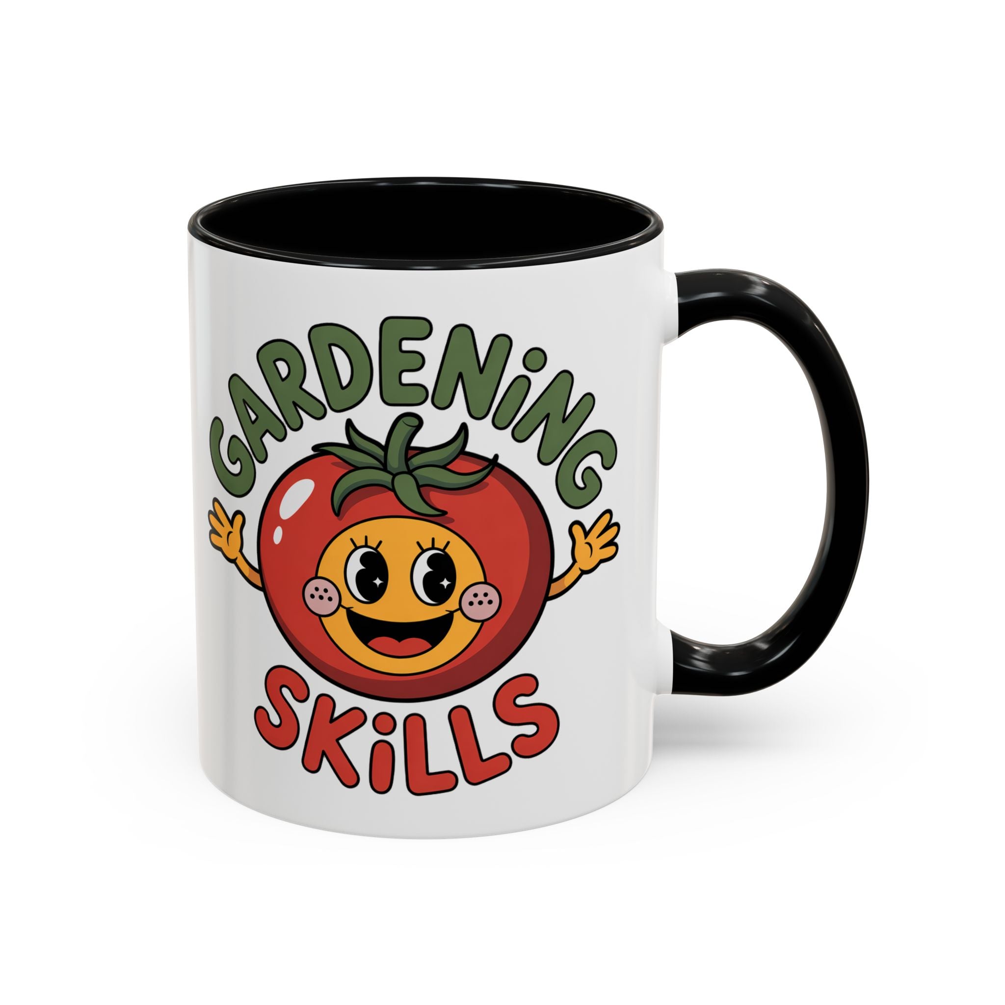 Gardening Skills Tomato Mug — Cute Gardener Coffee Cup (11/15oz)