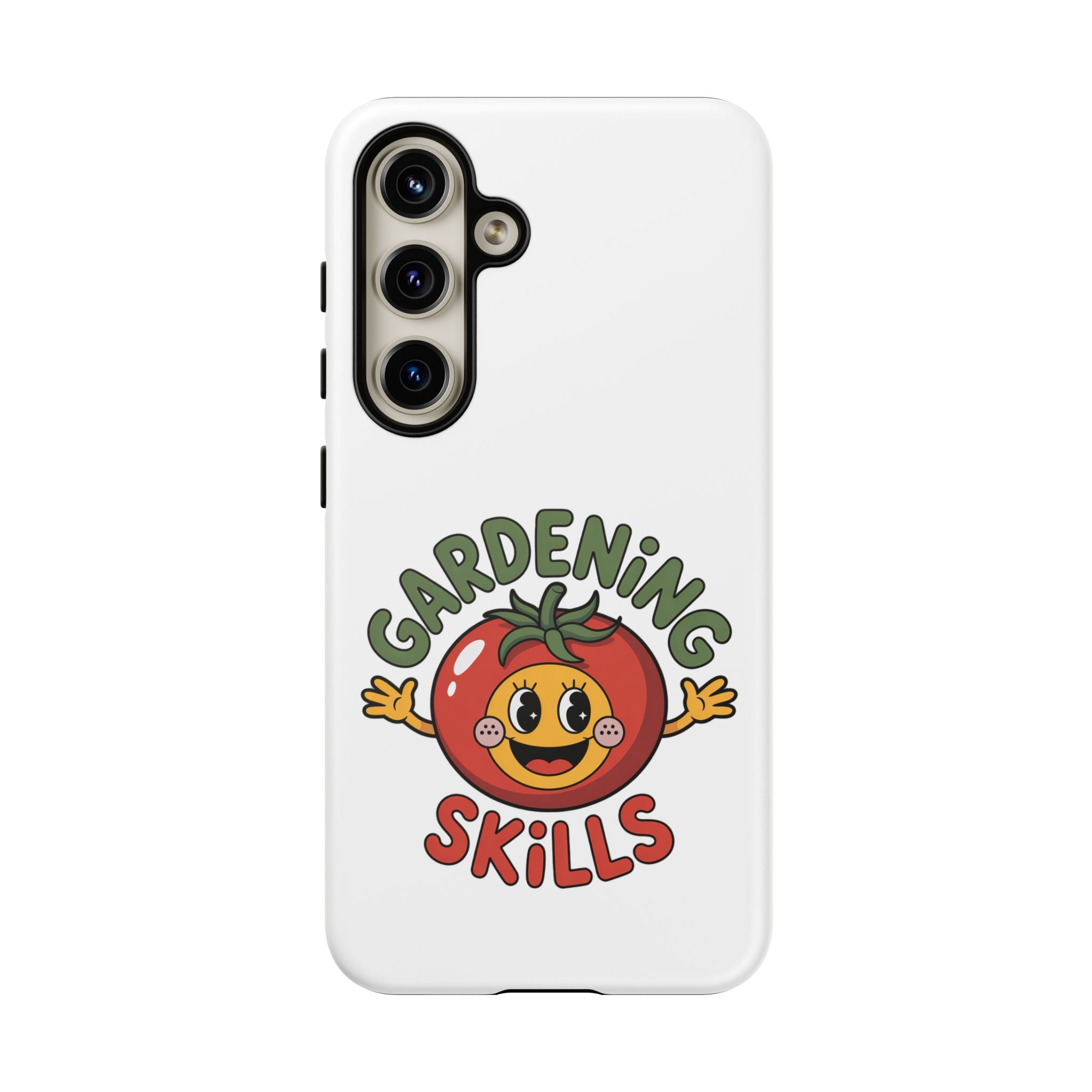 Gardening Skills Phone Case — Cute Tomato Plant Lover Protective Cover