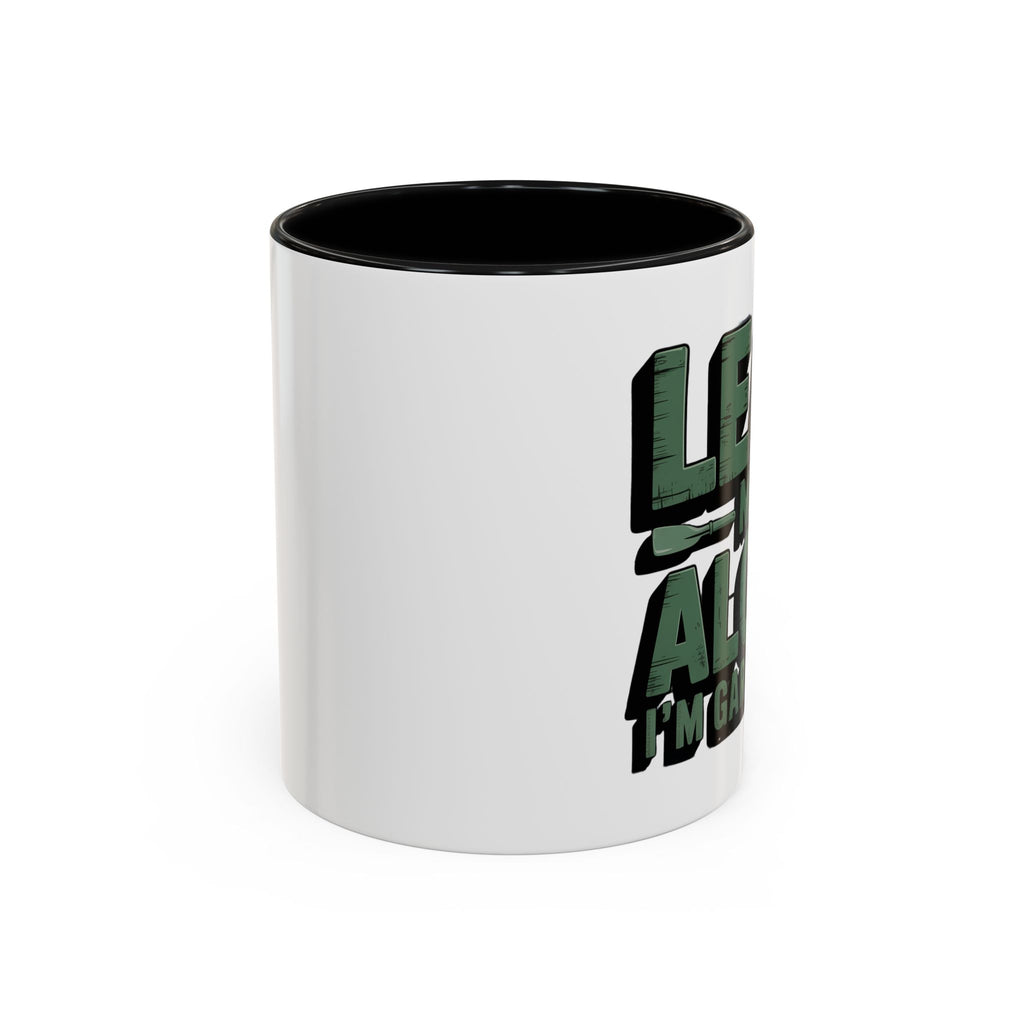 Gardening Mug — "Leaf Me Alone, I’m Gardening" Accent Coffee Cup