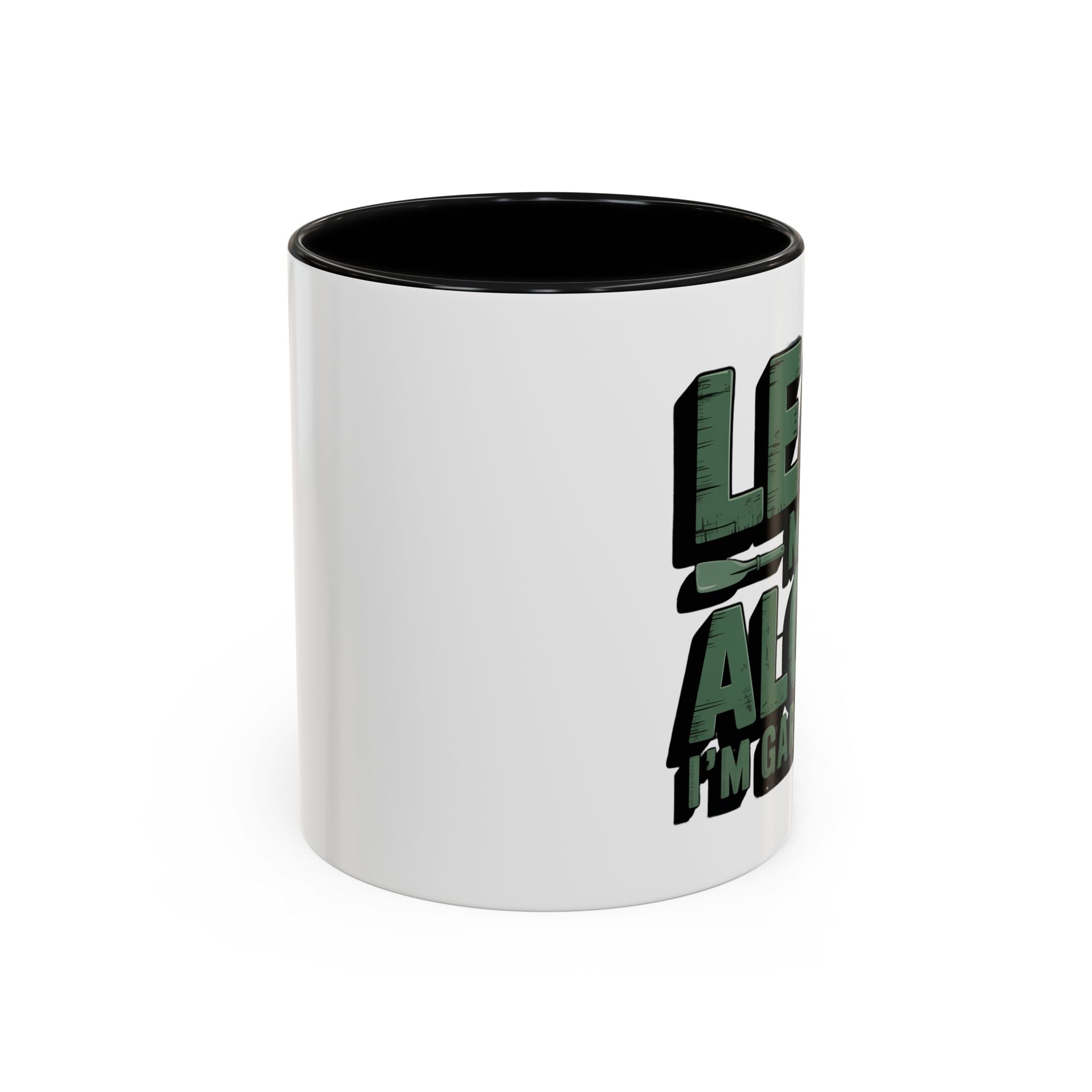 Gardening Mug — "Leaf Me Alone, I’m Gardening" Accent Coffee Cup