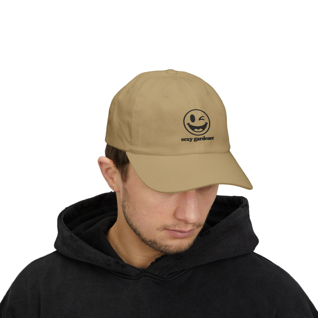 Dad Cap — "Sexy Gardener" Winking Smile Embroidered Hat