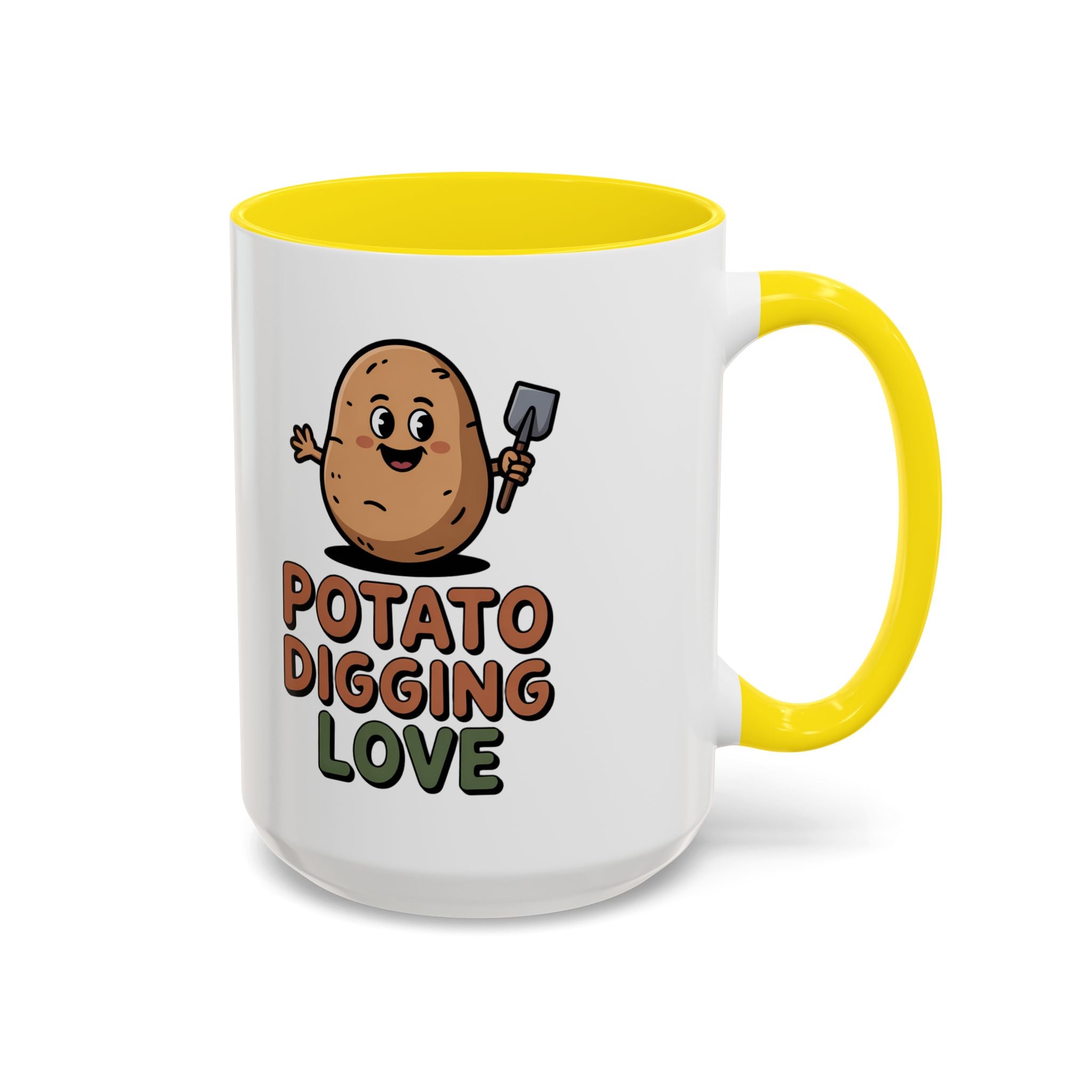 Potato Digging Love Coffee Mug — Cute Gardening Mug (11/15oz)