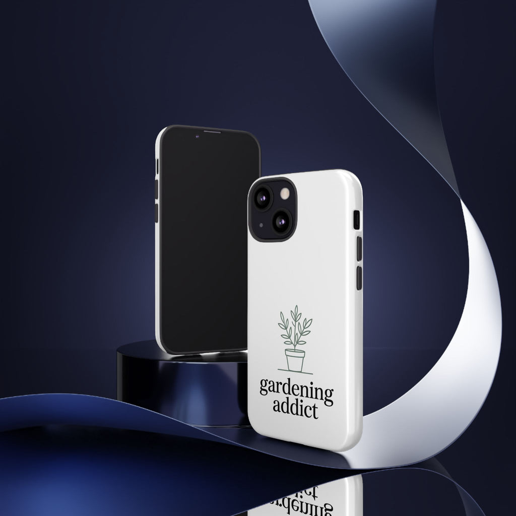 Phone Case — 'gardening addict' Minimal Plant Design