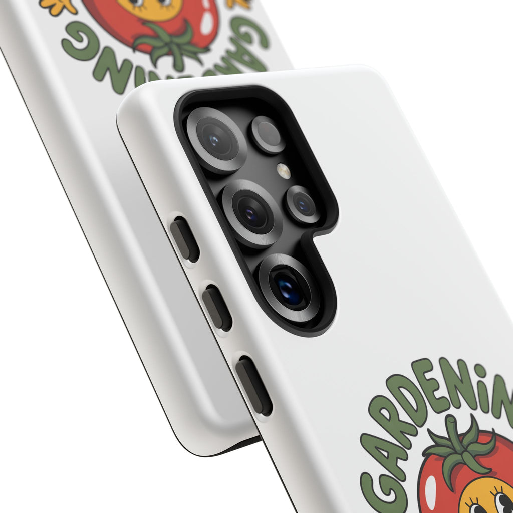 Gardening Skills Phone Case — Cute Tomato Plant Lover Protective Cover