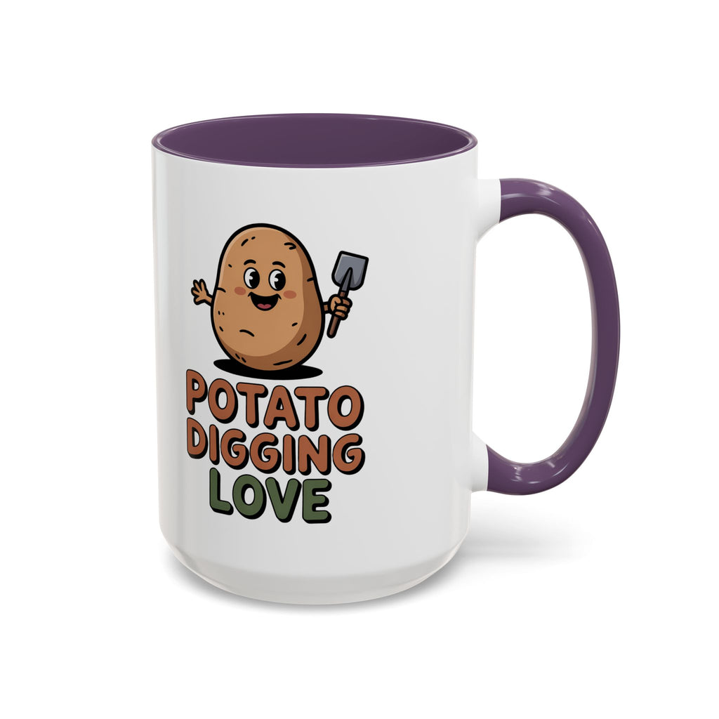 Potato Digging Love Coffee Mug — Cute Gardening Mug (11/15oz)