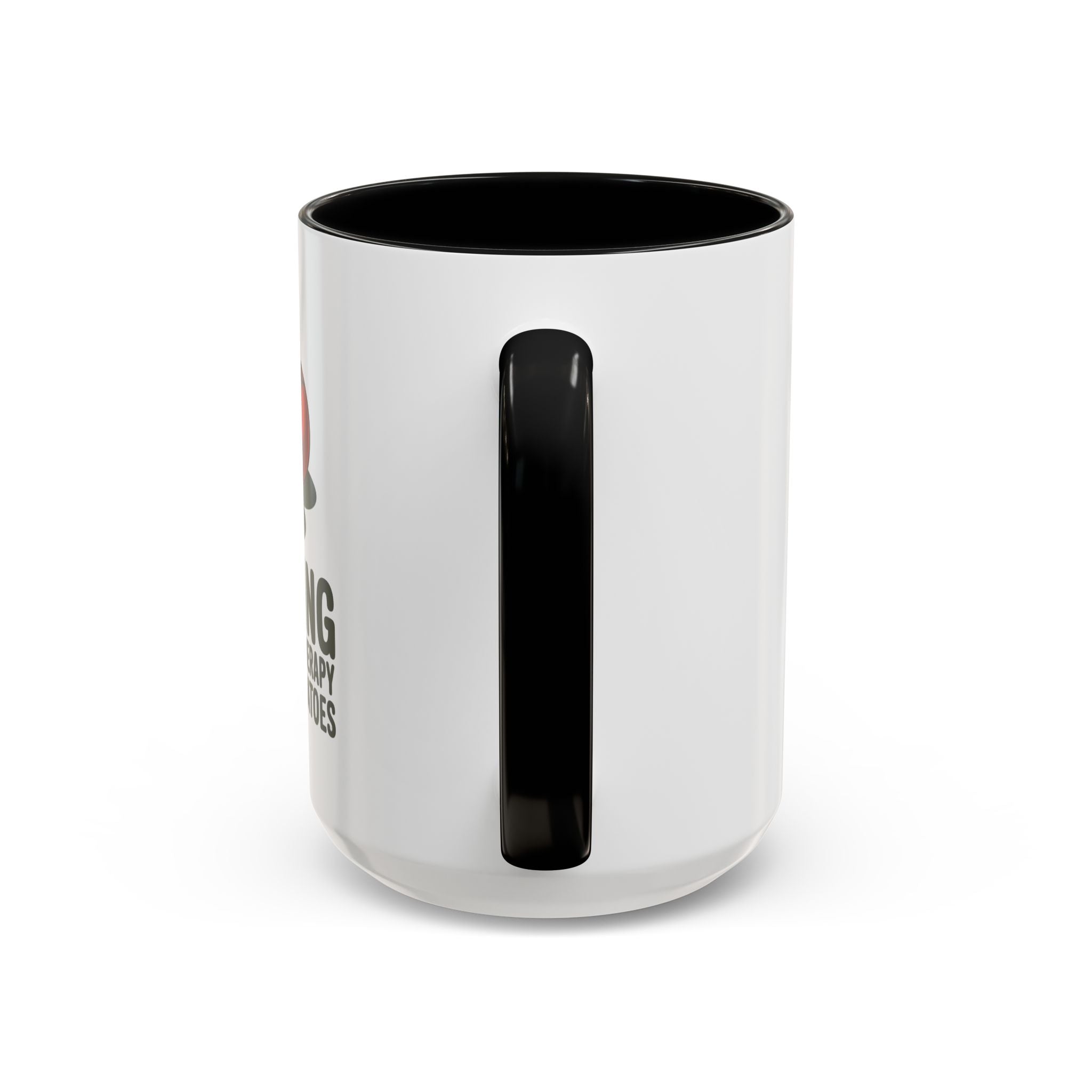 Gardening Coffee Mug – “Gardening Is Cheaper Than Therapy and You Get Tomatoes” Accent Mug