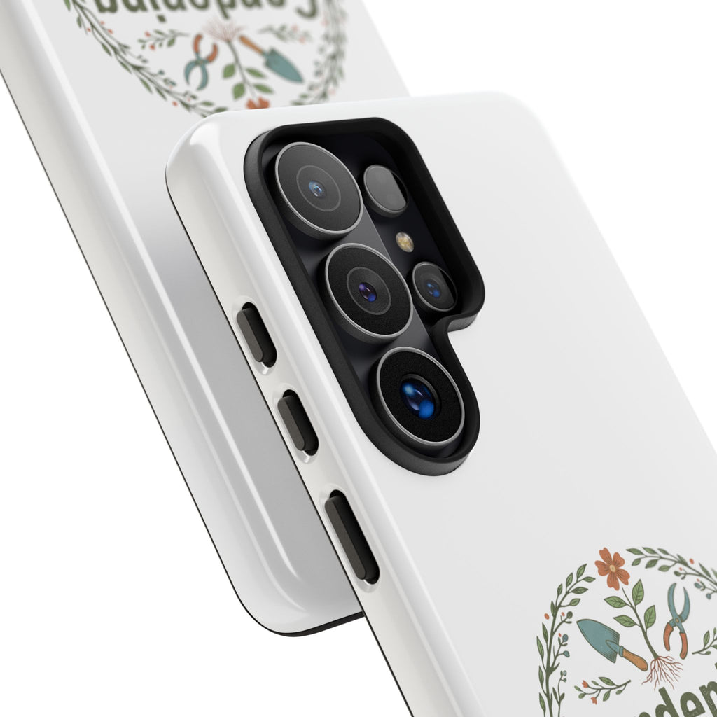 Phone Case — Gardening Addict "Plant • Grow • Repeat" Floral Garden Phone Cover