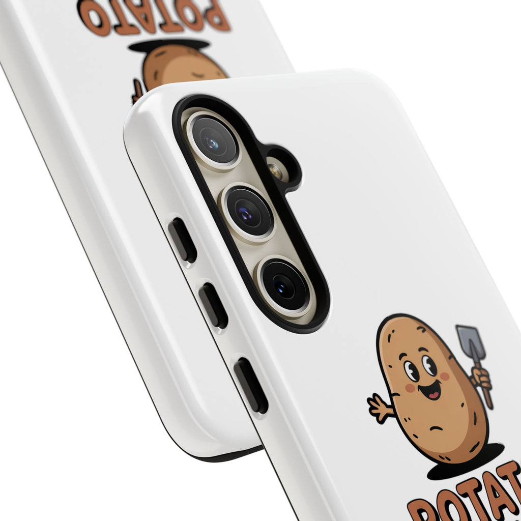 Phone Case — "Potato Digging Love" Cute Gardening Cartoon Protective Cover