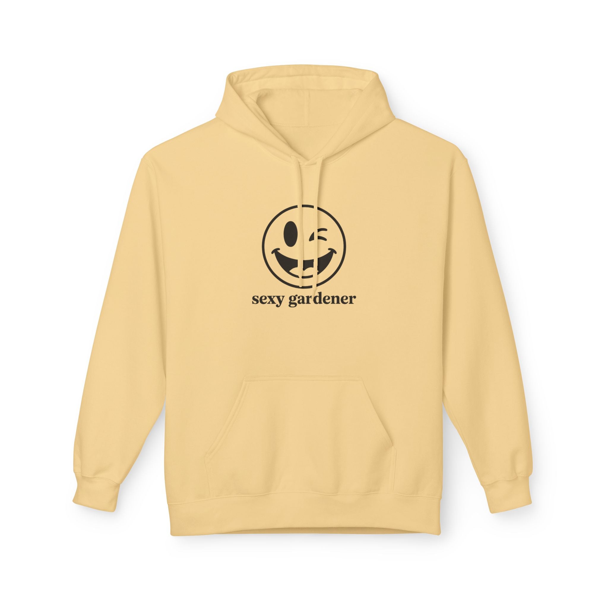 Gardener Smiley Hoodie — "sexy gardener" Graphic Sweatshirt