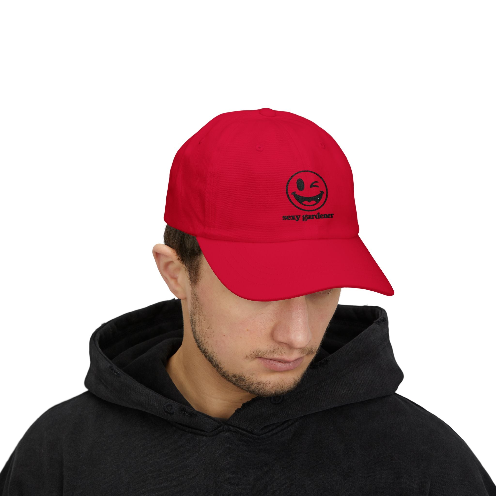 Dad Cap — "Sexy Gardener" Winking Smile Embroidered Hat