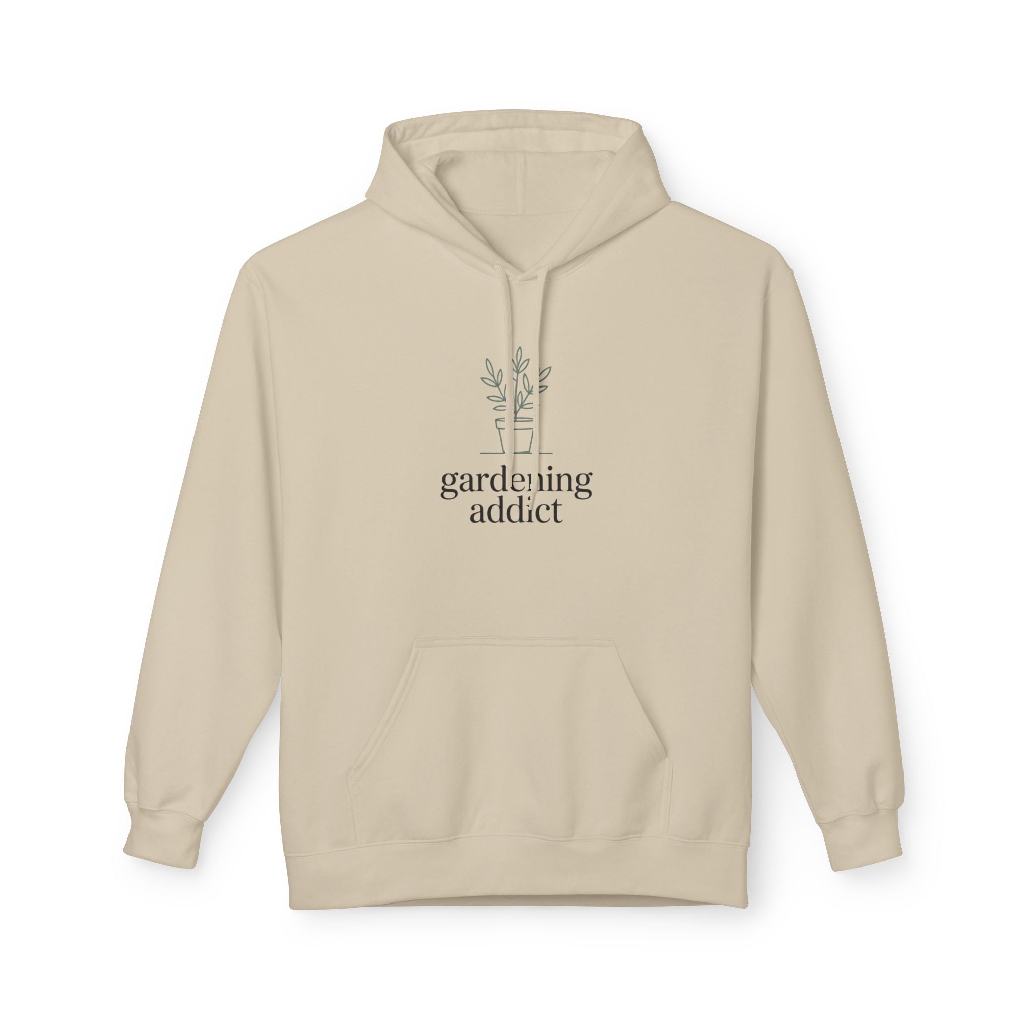 Gardening Addict Hoodie — Minimal Plant Lover Pullover