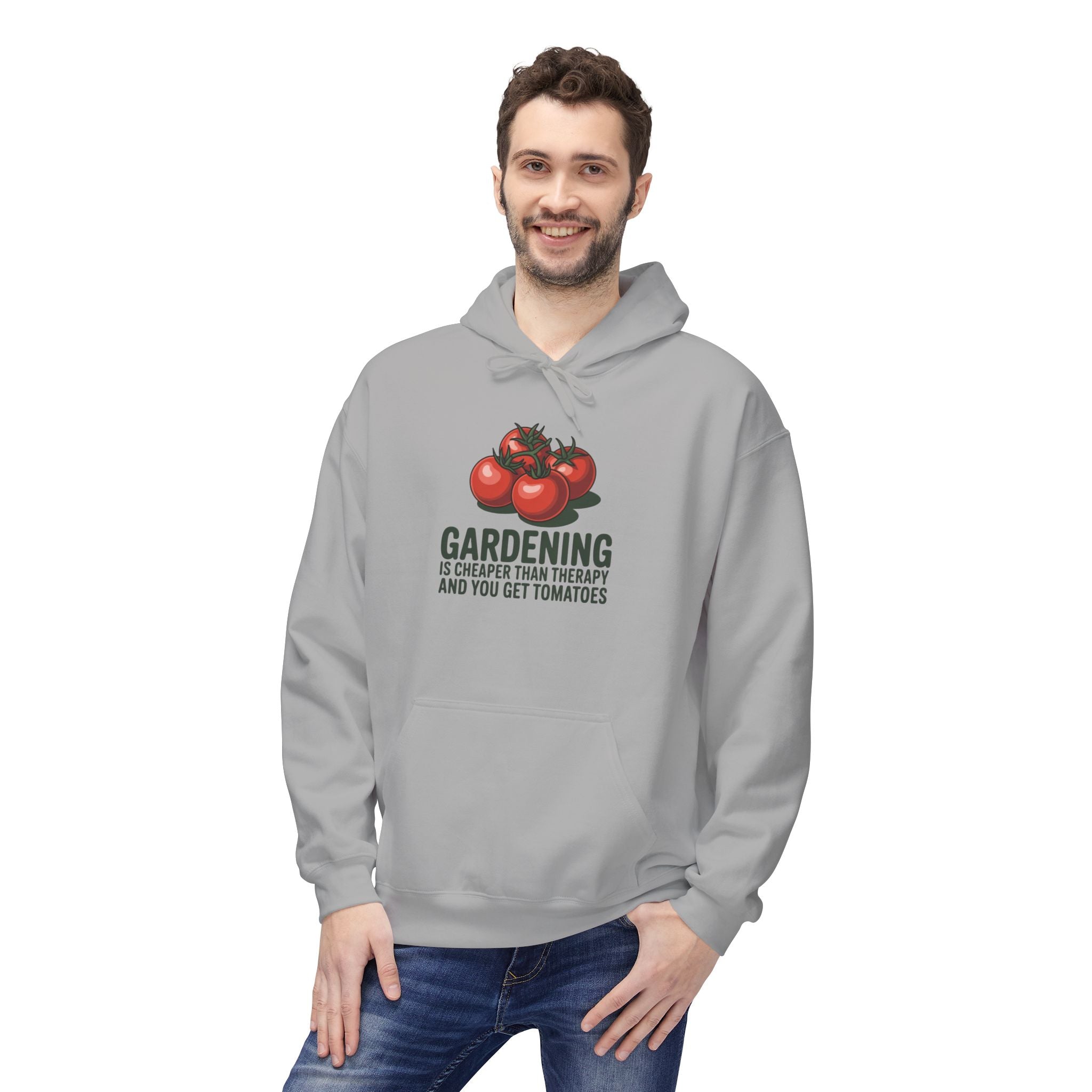 Gardening Is Cheaper Than Therapy Hoodie – Funny Tomato Gardeners Pullover