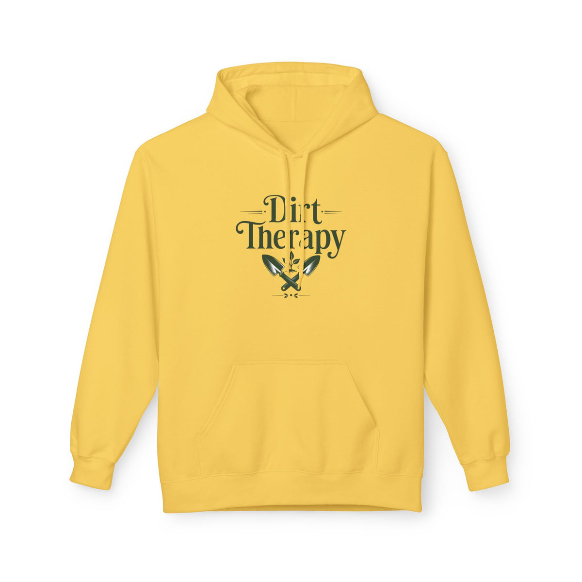 Hoodie - "Dirt Therapy" Gardening Hoodie with Plant Graphic