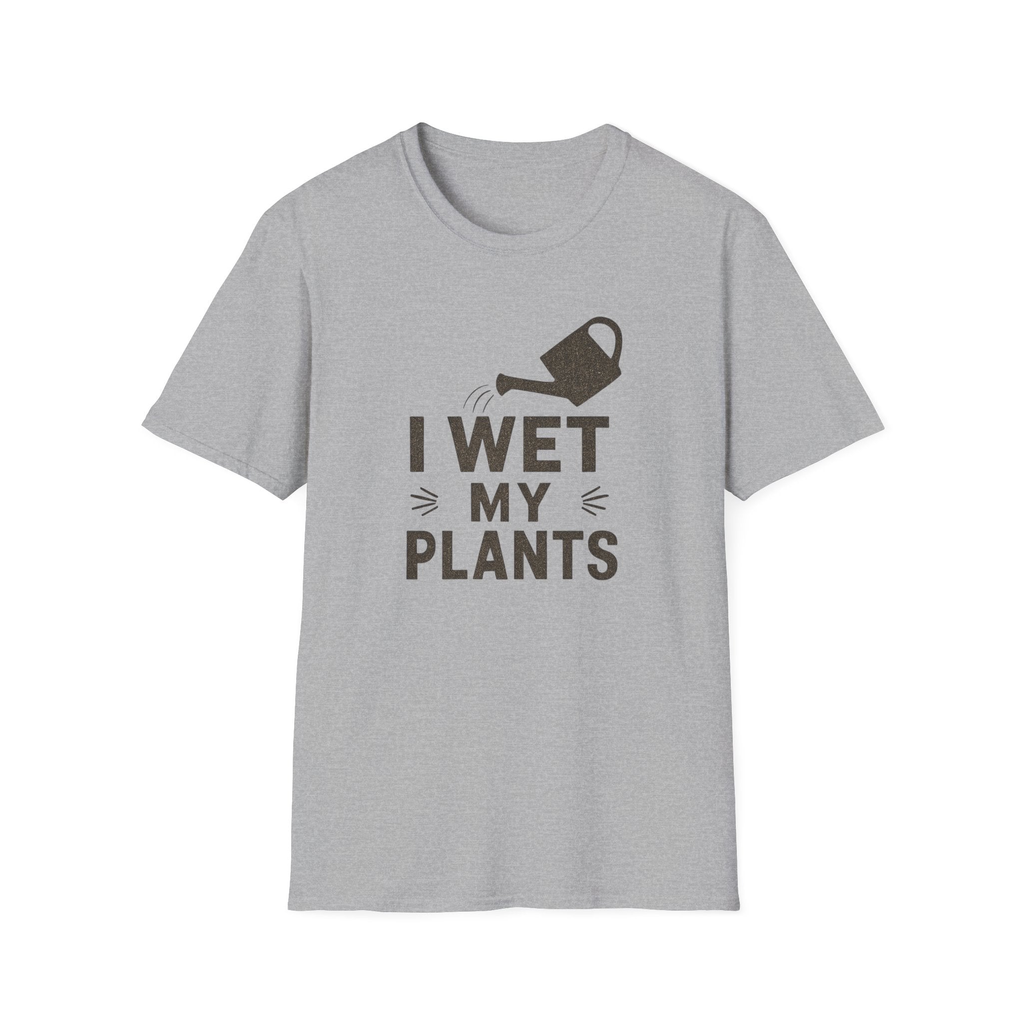 I Wet My Plants T-Shirt – Funny Gardening Tee with Watering Can Graphic