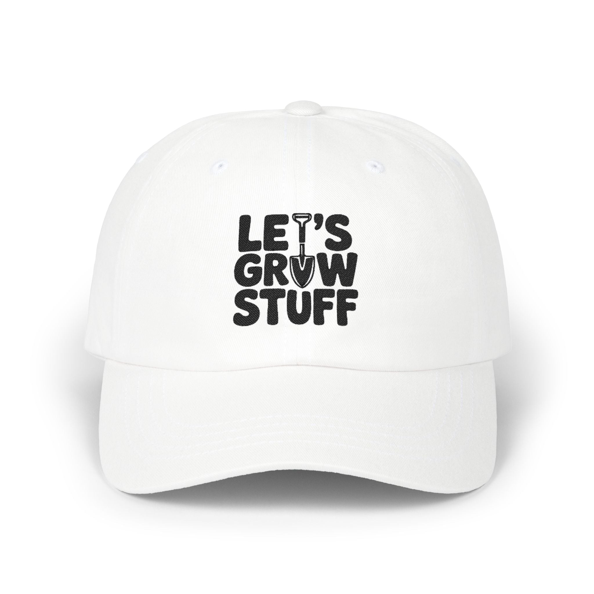 Let's Grow Stuff Dad Cap — Gardening Hat for Plant Lovers