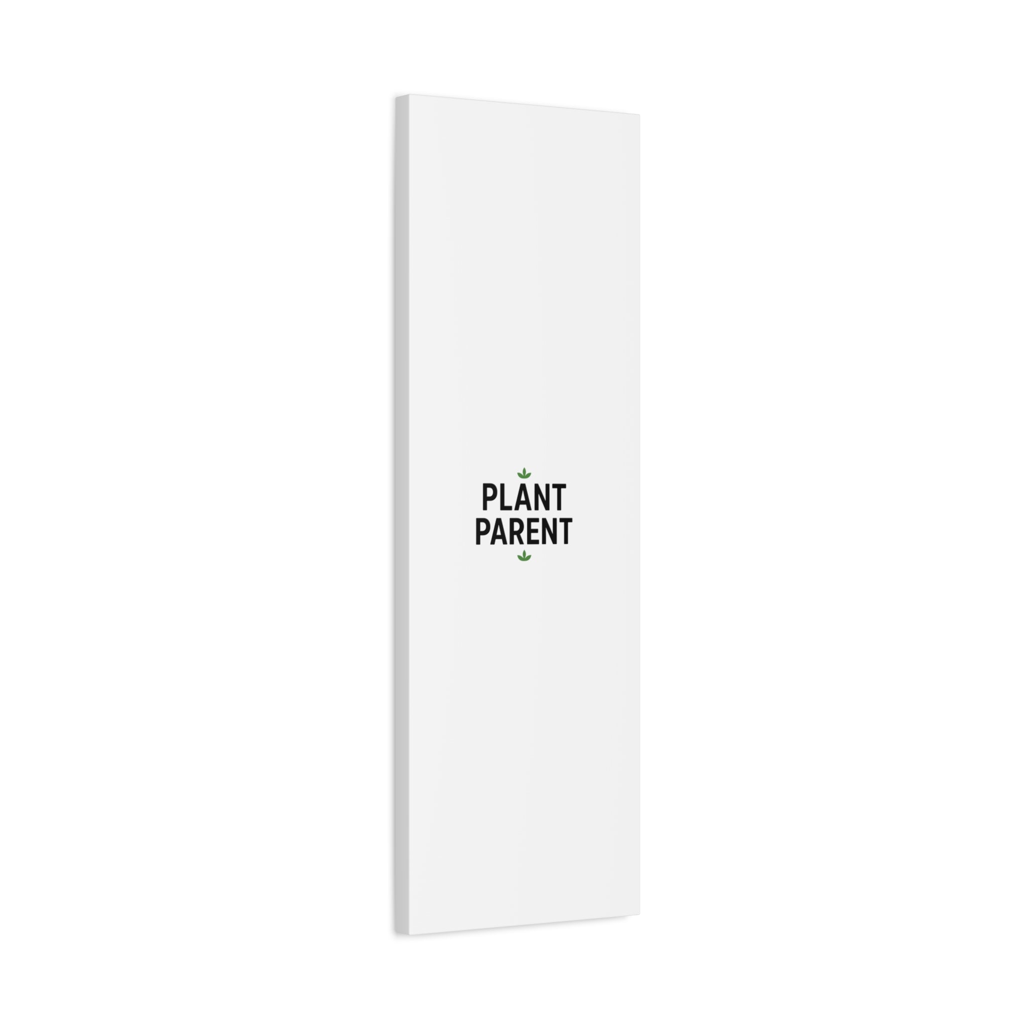 Plant Parent Canvas Wall Art — Minimalist Botanical Typography Print