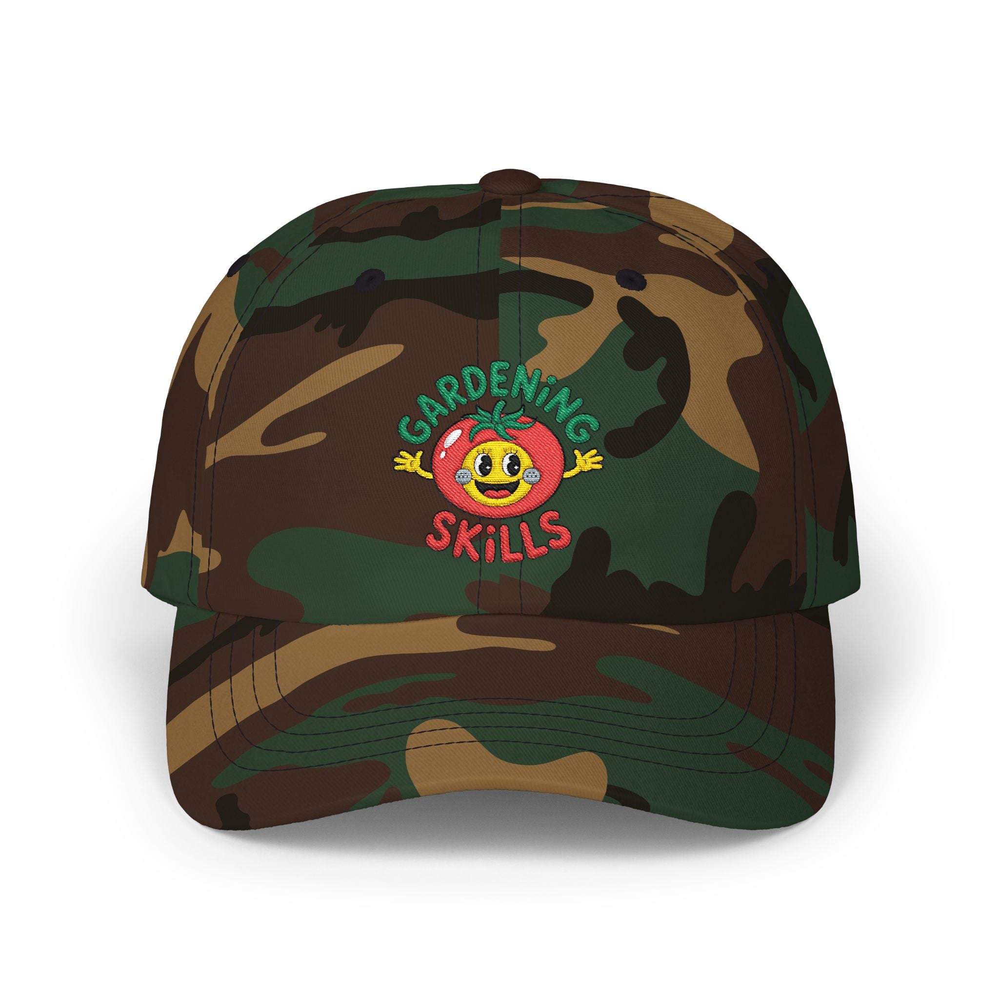 Gardening Skills Dad Cap — Embroidered Tomato Hat for Gardeners