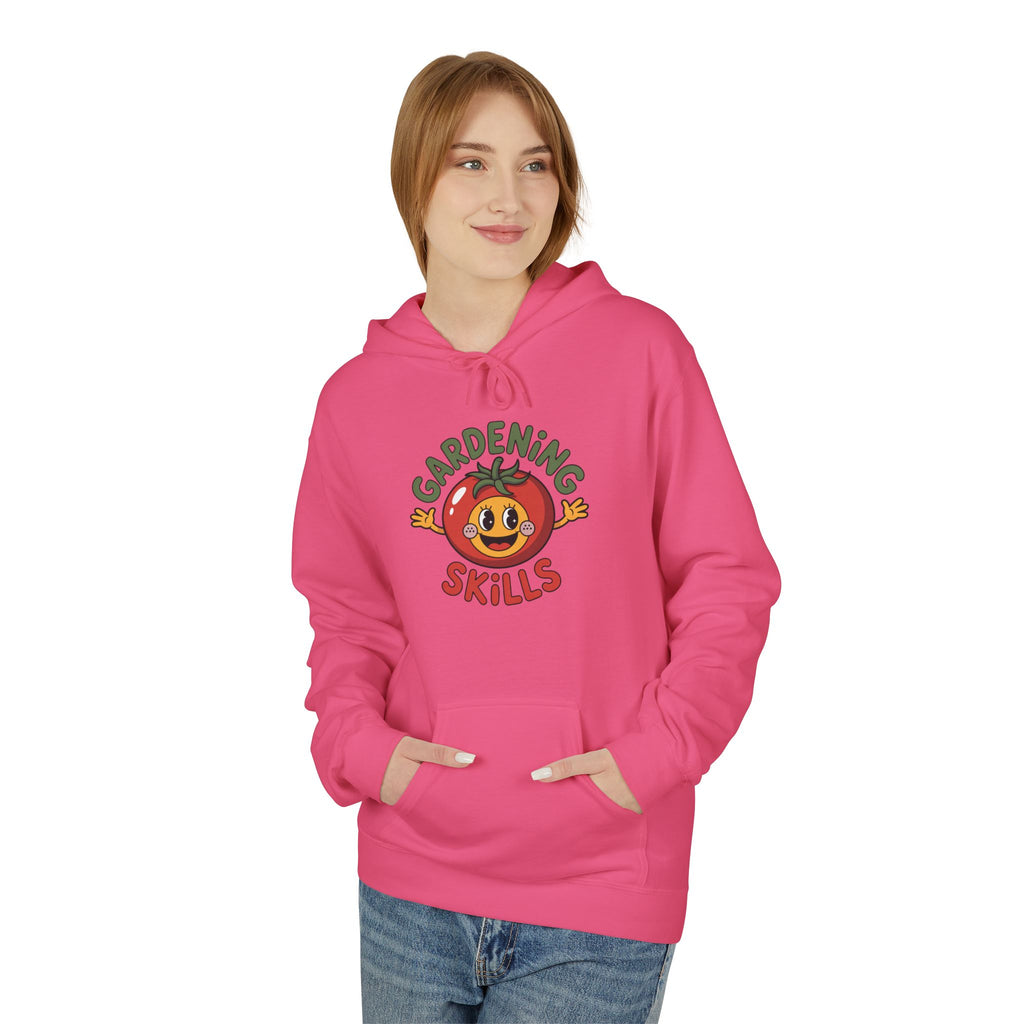 Gardening Skills Hoodie — Cute Tomato Illustration Gardeners Gift