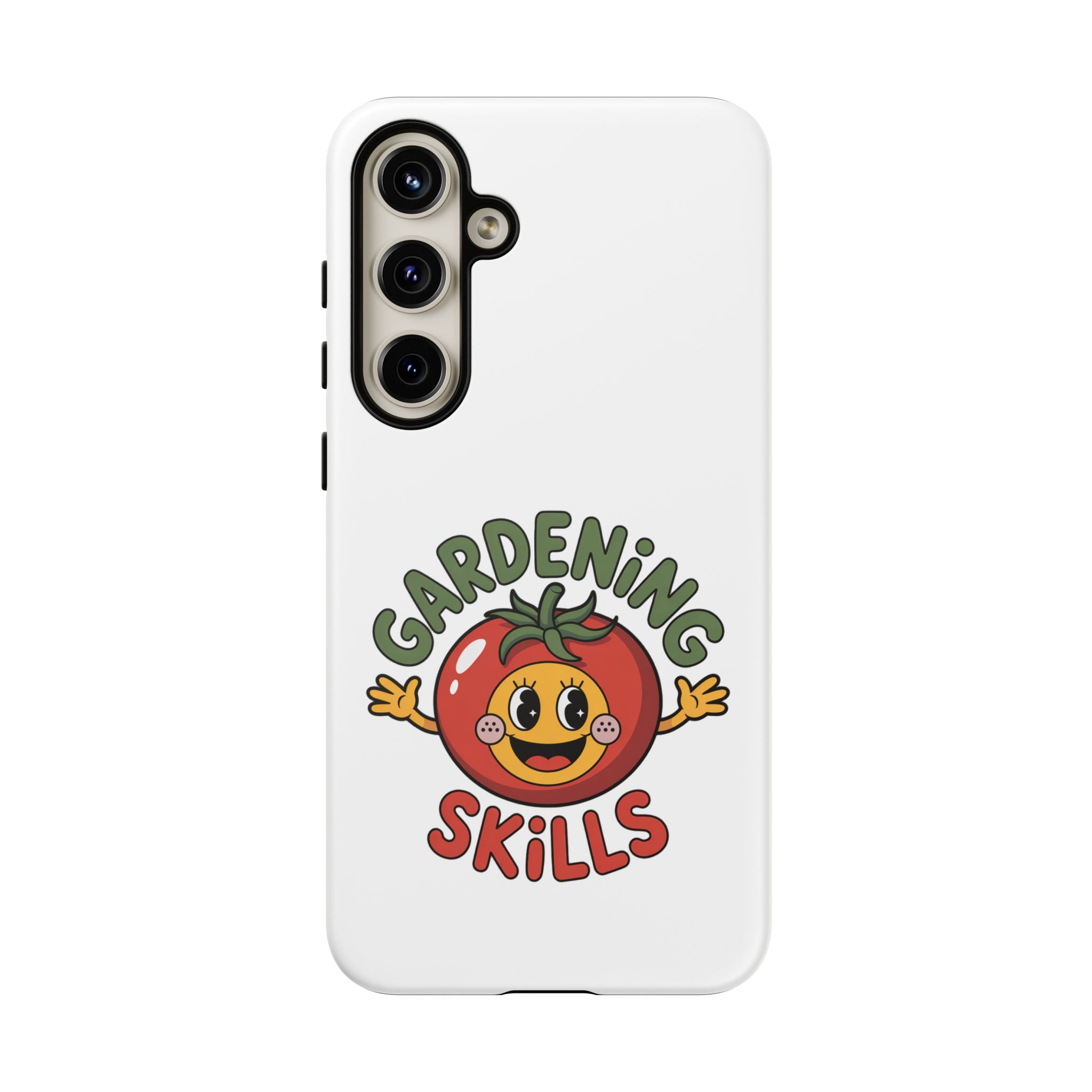Gardening Skills Phone Case — Cute Tomato Plant Lover Protective Cover