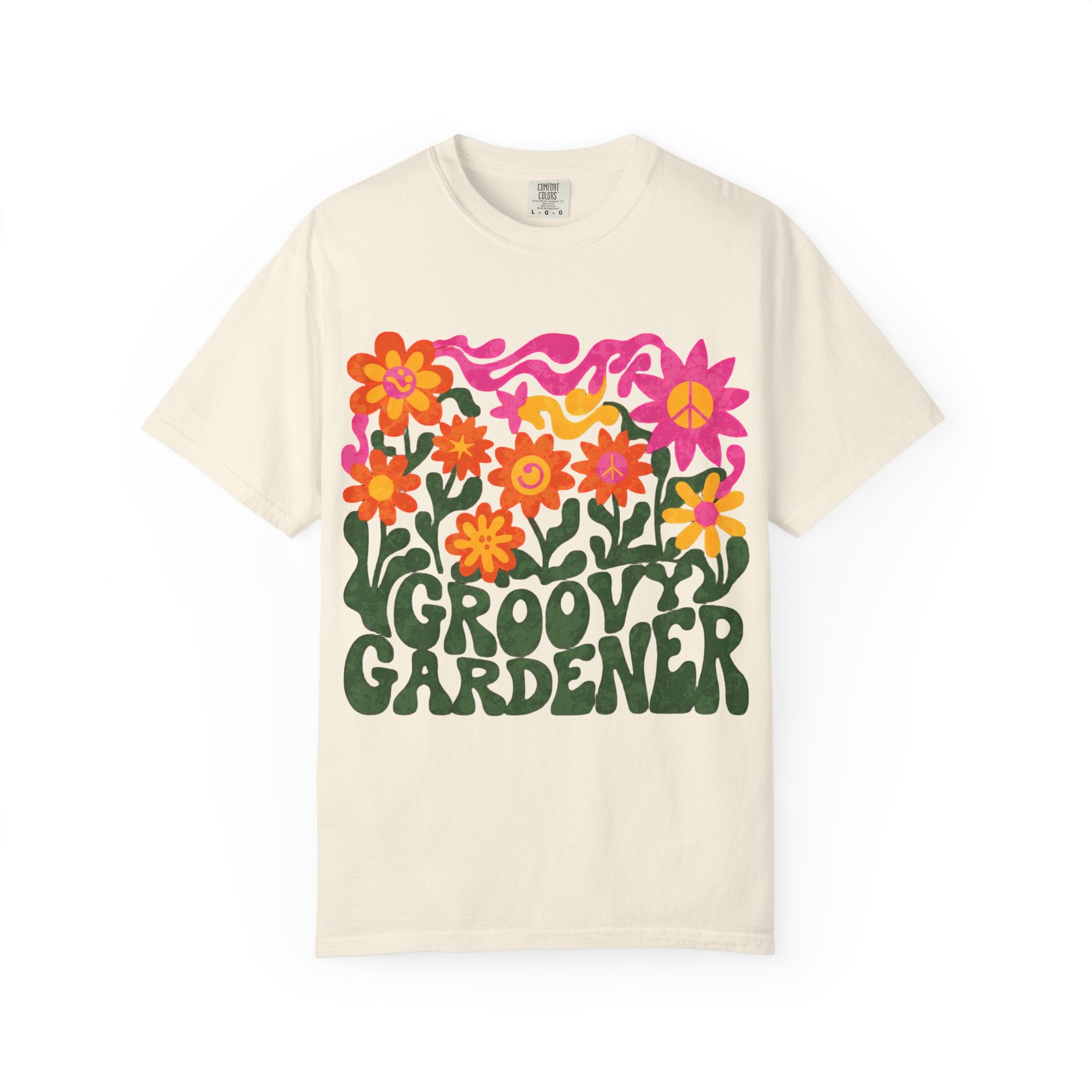 Groovy Gardener T-Shirt — Retro Flower Garden Graphic Tee