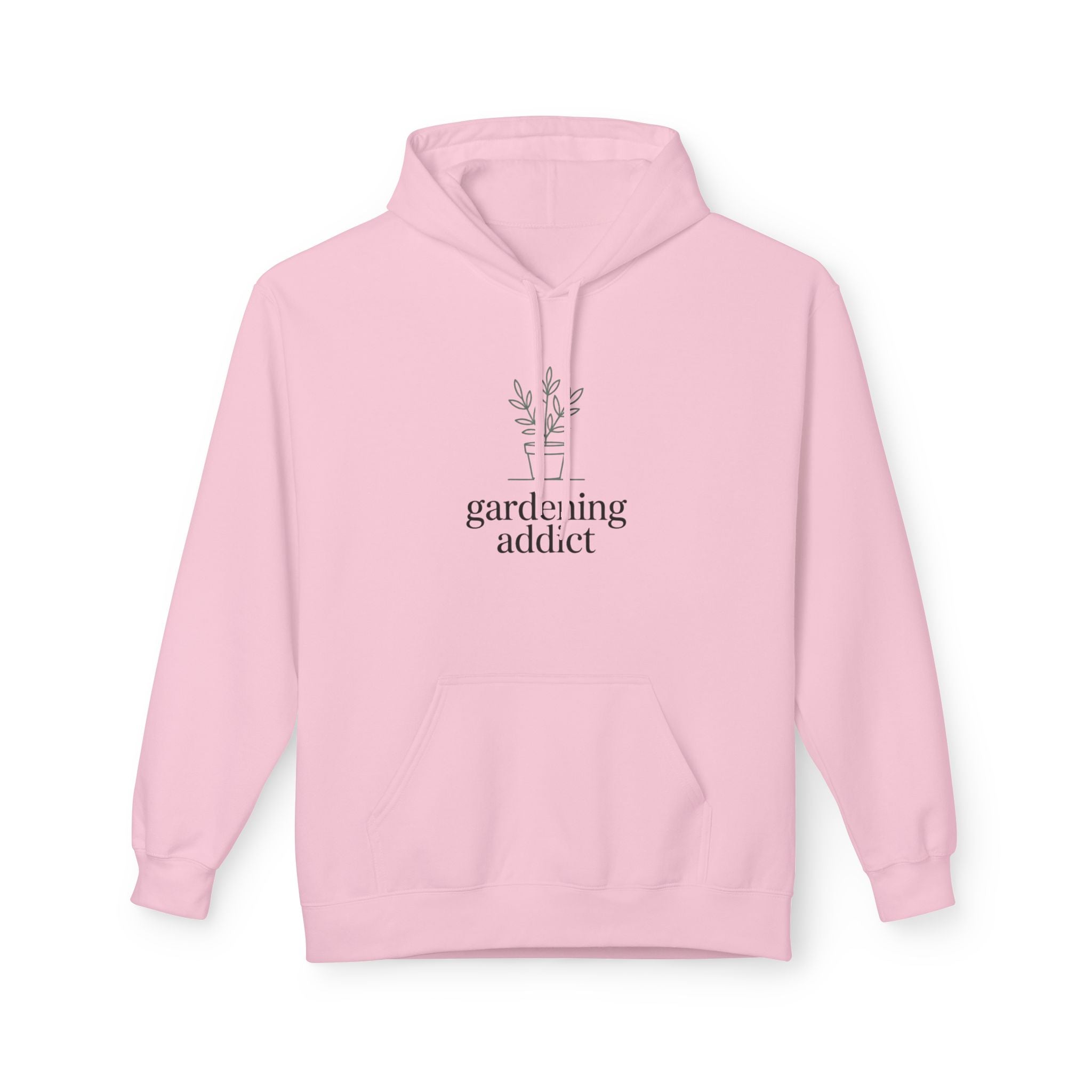 Gardening Addict Hoodie — Minimal Plant Lover Pullover