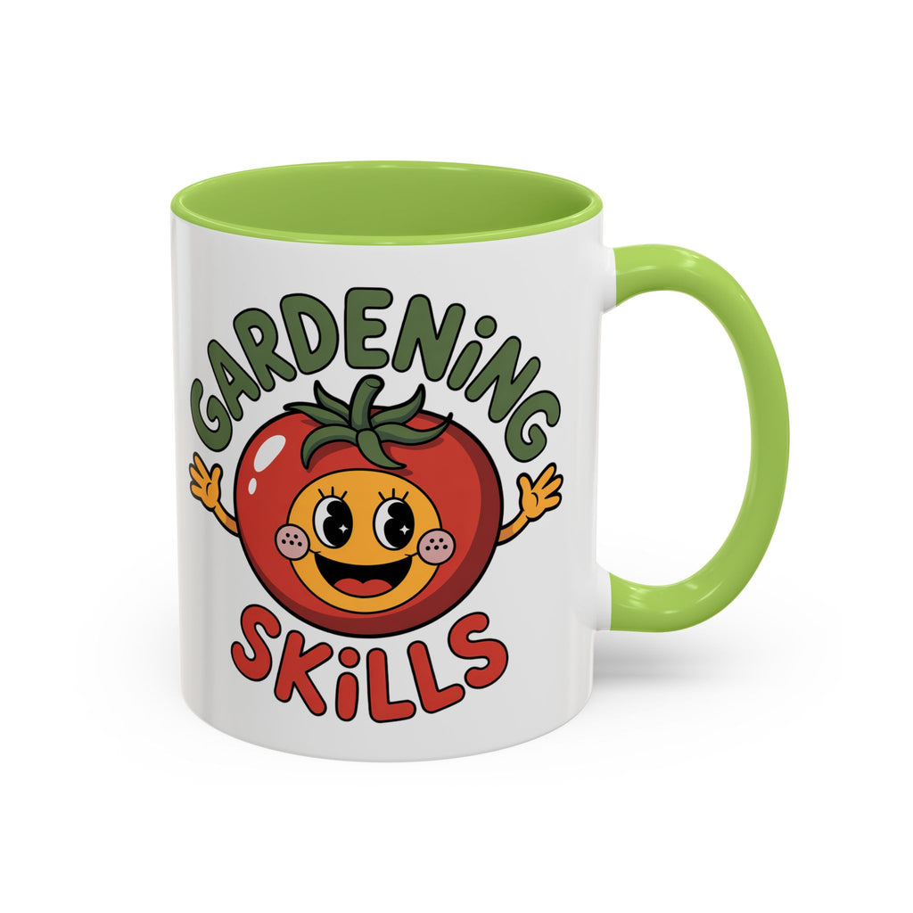 Gardening Skills Tomato Mug — Cute Gardener Coffee Cup (11/15oz)