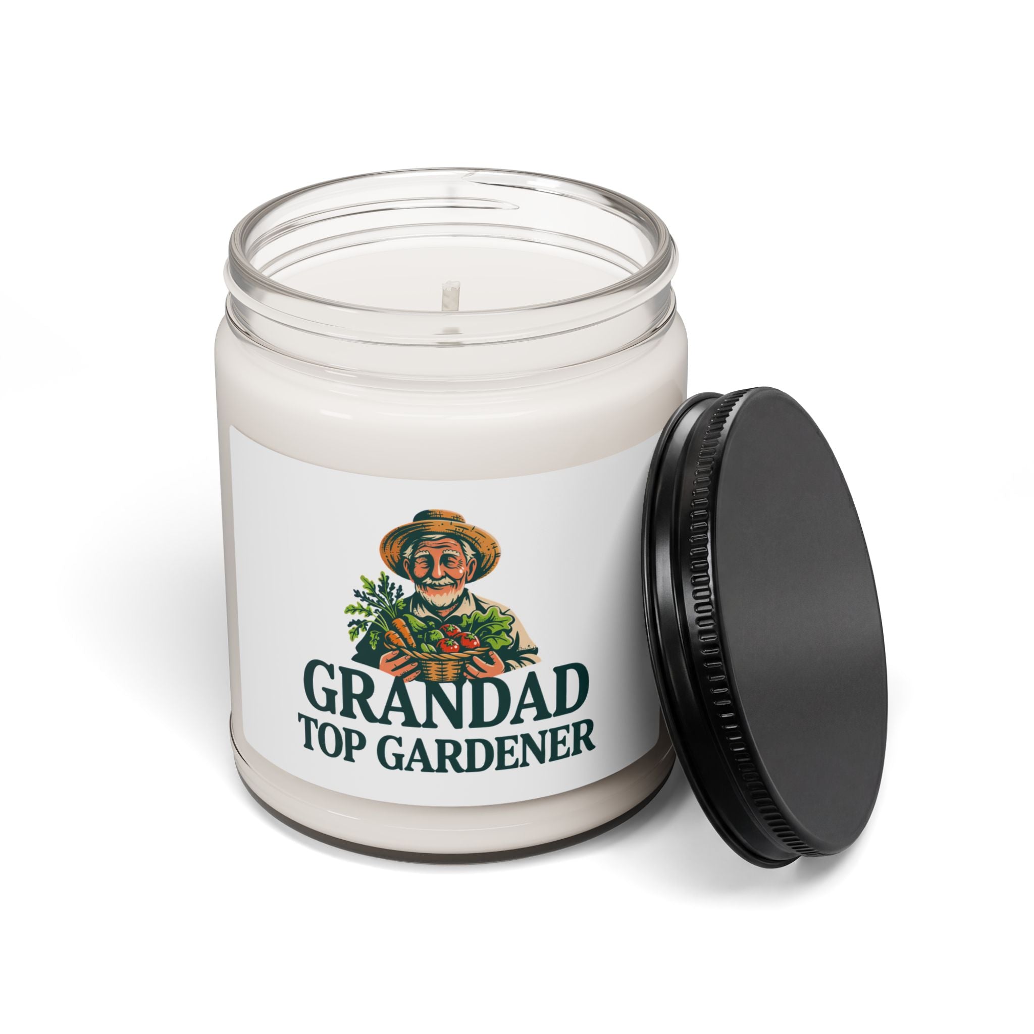 Grandad Top Gardener Scented Soy Candle — 9oz Gift for Garden Lovers