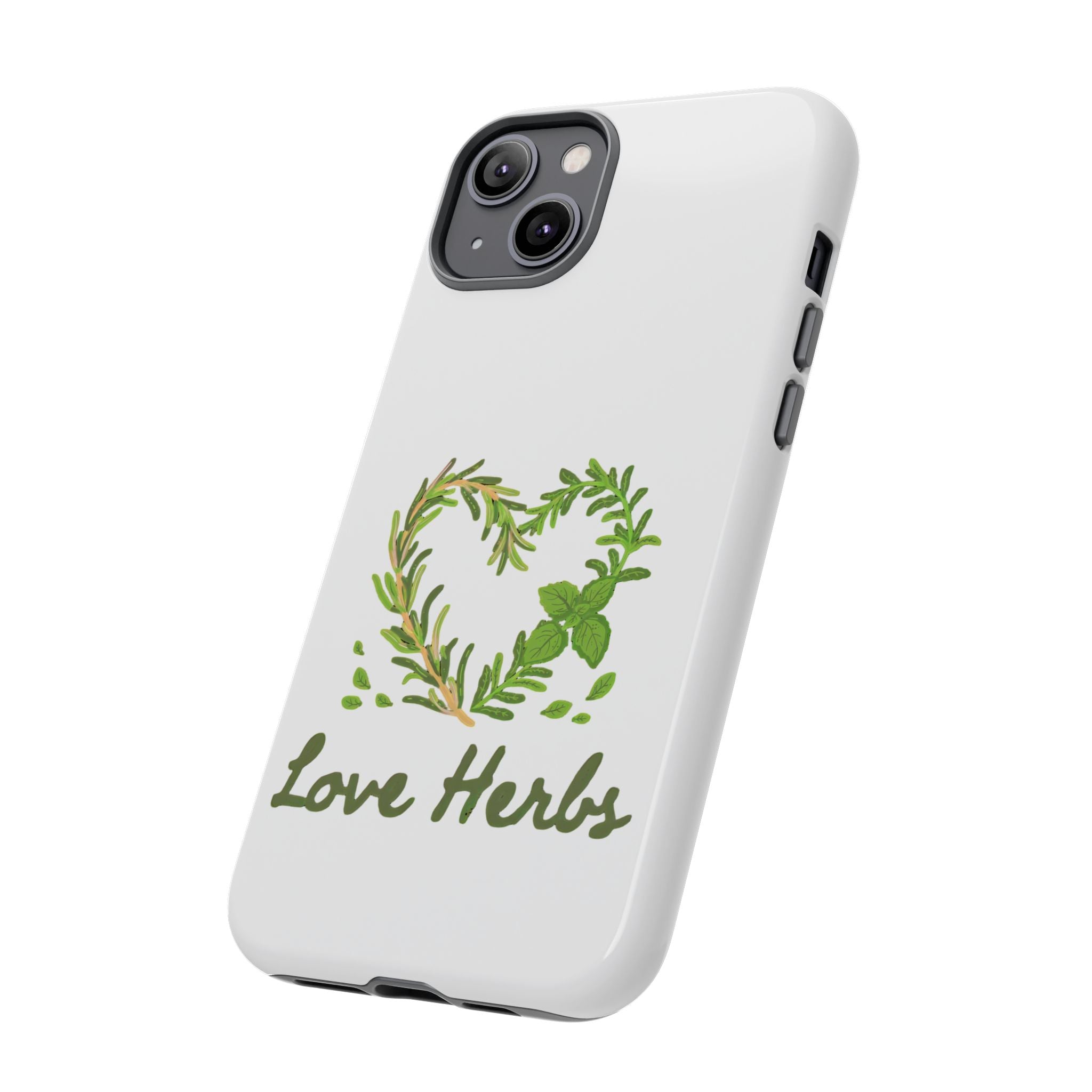 Herb Heart Phone Case - "Love Herbs" Botanical iPhone Cover