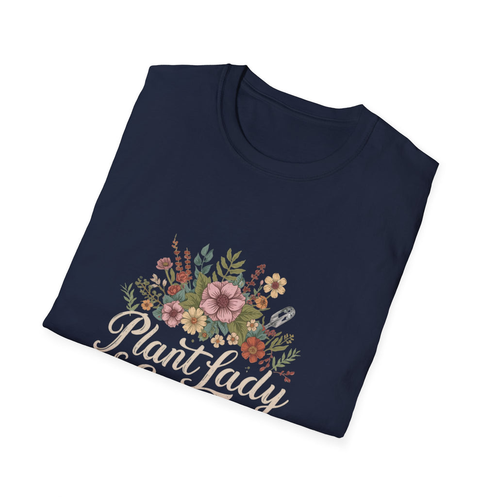 Delicate Floral T-Shirt - “Plant Lady Energy"