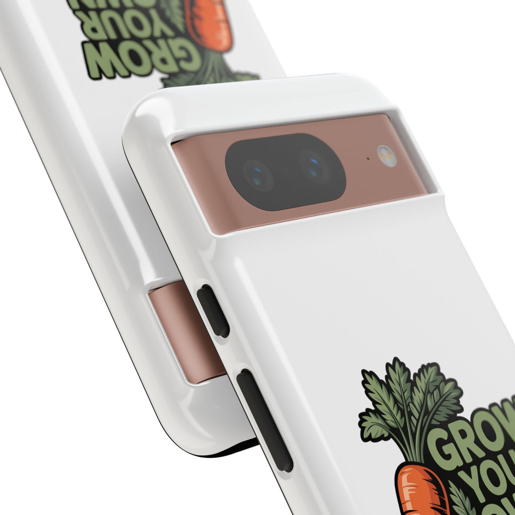 Grow Your Own Vegetables Phone Case — Gardening Carrot Potato Tomato Design