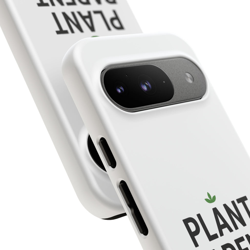 Plant Parent Tough Phone Case – Minimalist Plant Lover Protective Cover