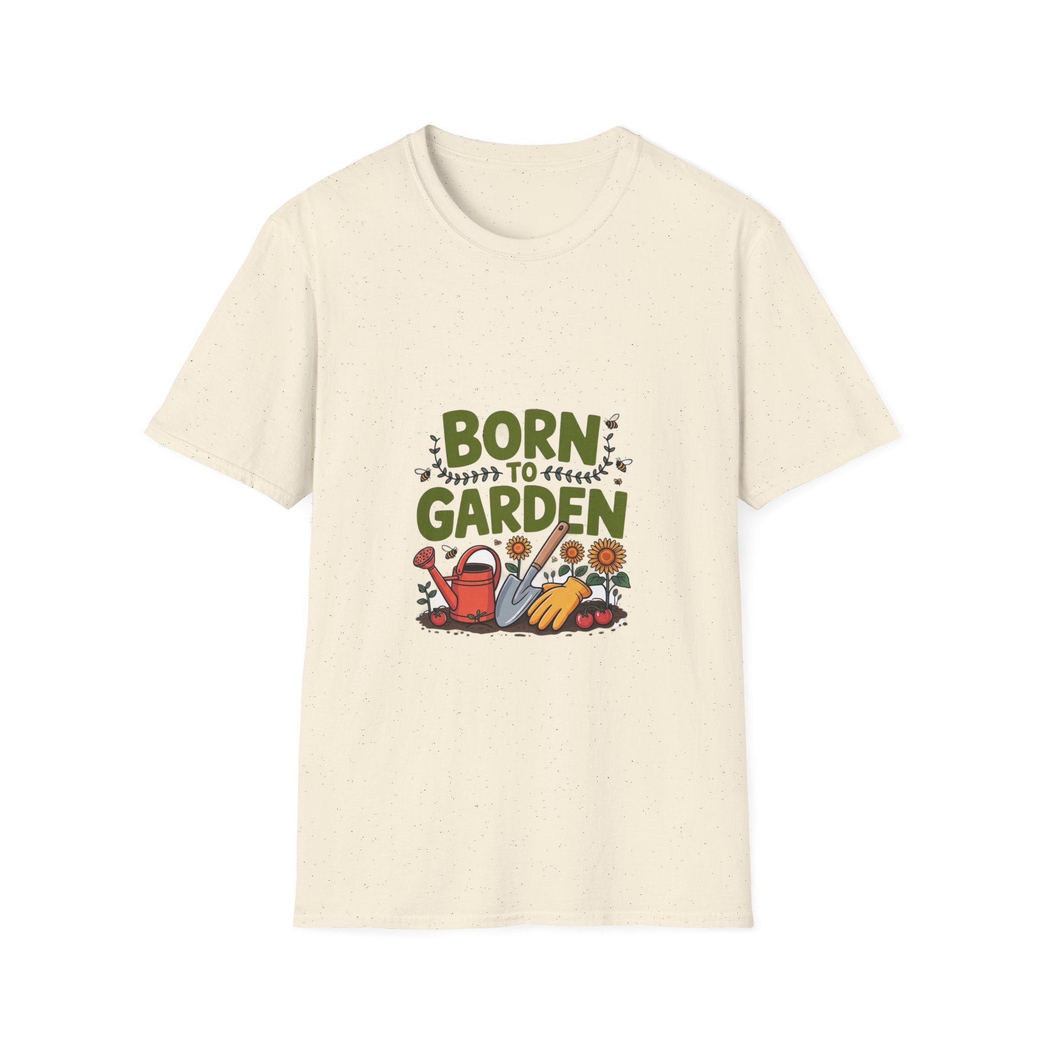Garden T-Shirt — "Born to Garden" Graphic Tee for Plant Lovers