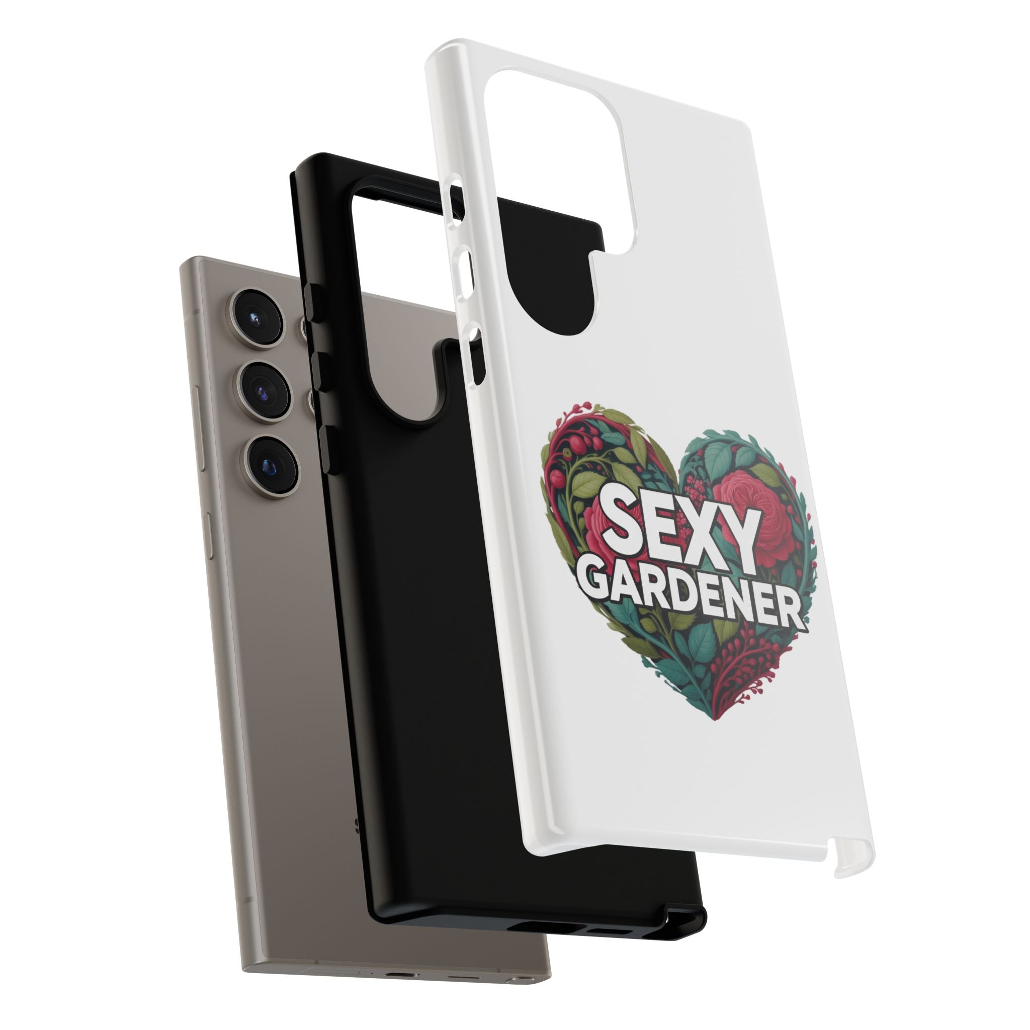 Sexy Gardener Phone Case — Floral Heart Garden Lover Tough Case