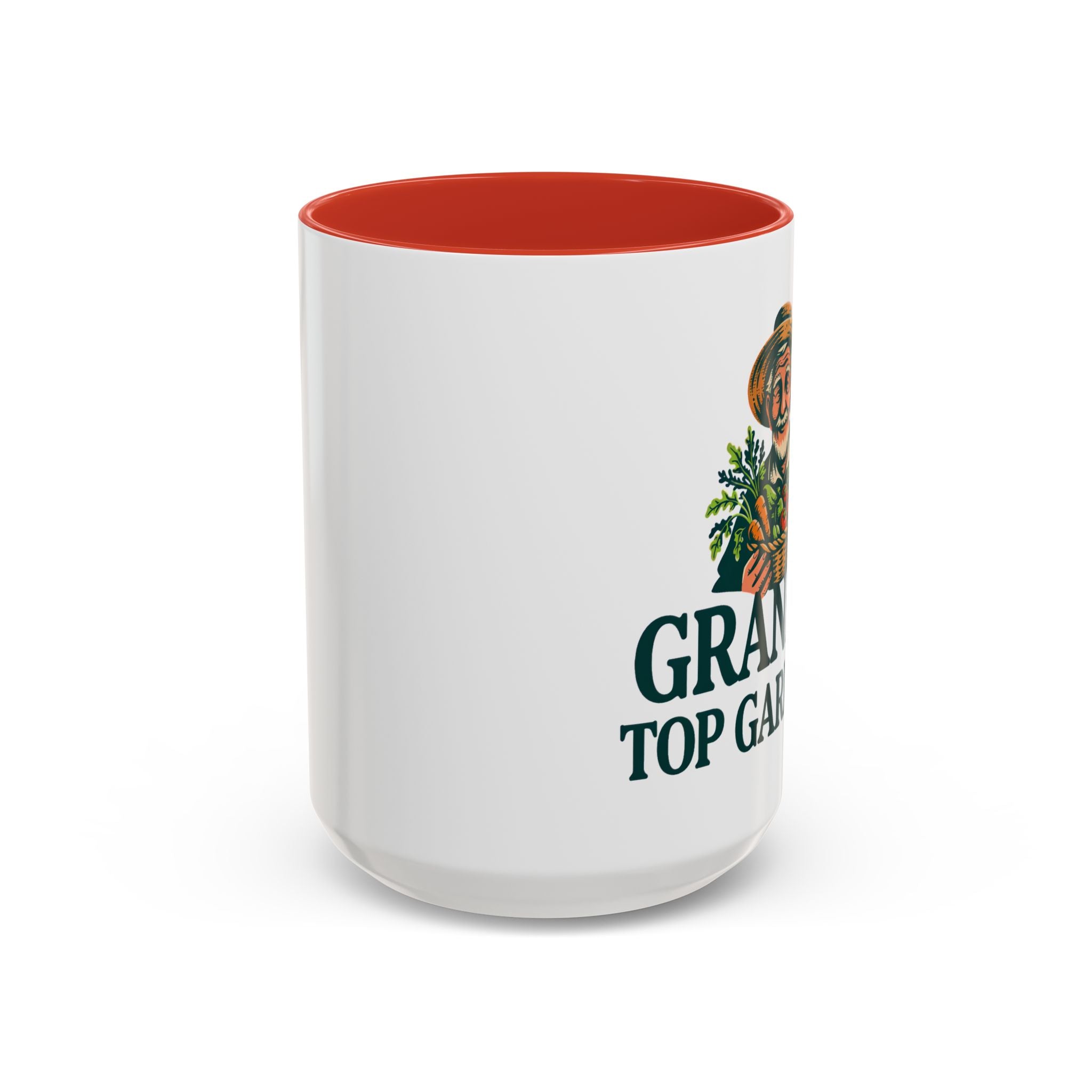 Grandad Top Gardener Accent Coffee Mug — 11/15oz Gift for Gardeners