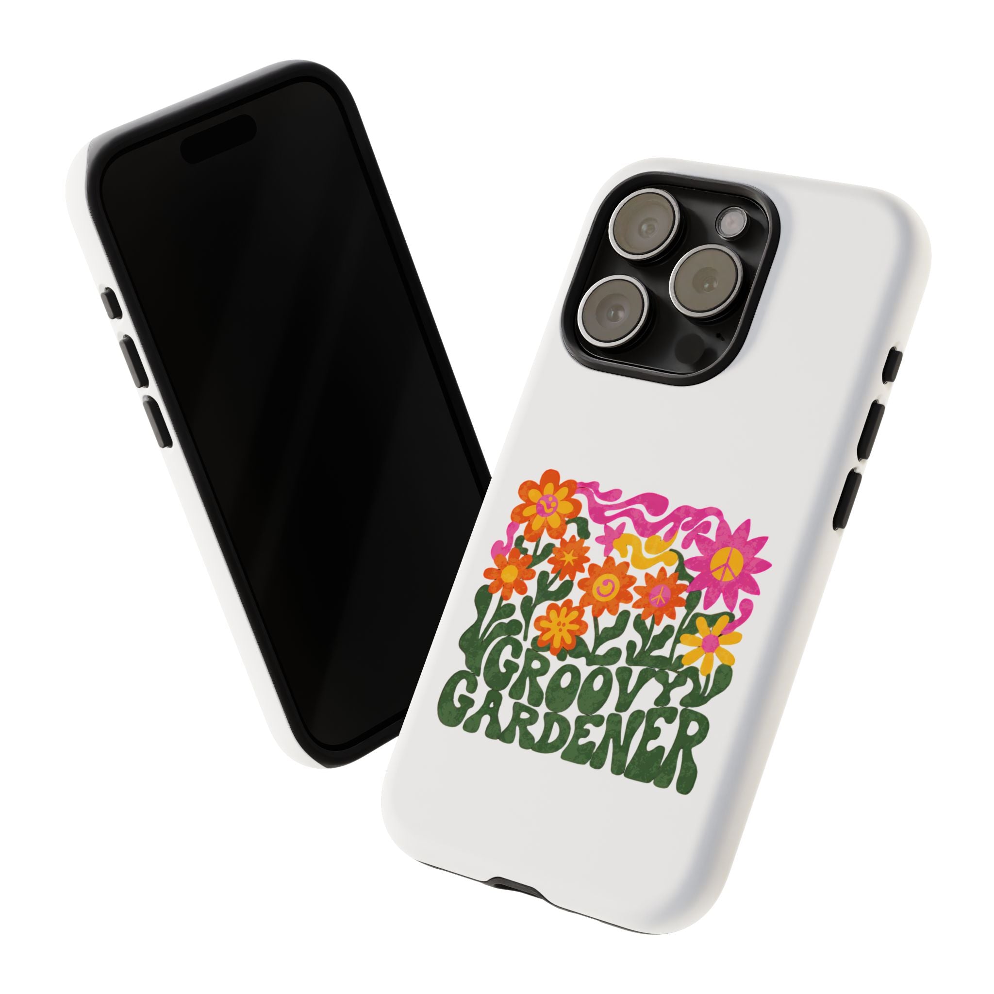 Groovy Gardener Phone Case - Retro Floral iPhone Cover