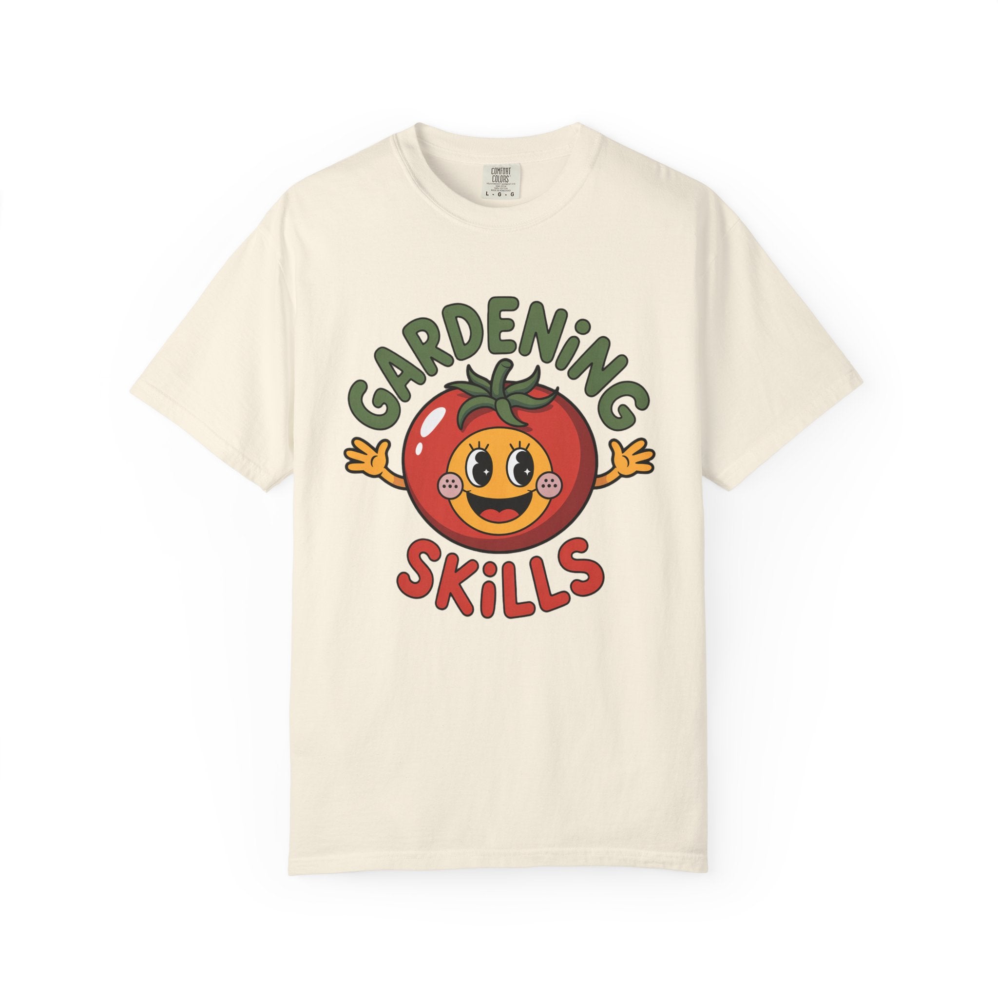 Gardening Skills T-Shirt — Cute Tomato Garden Graphic Tee for Plant Lovers