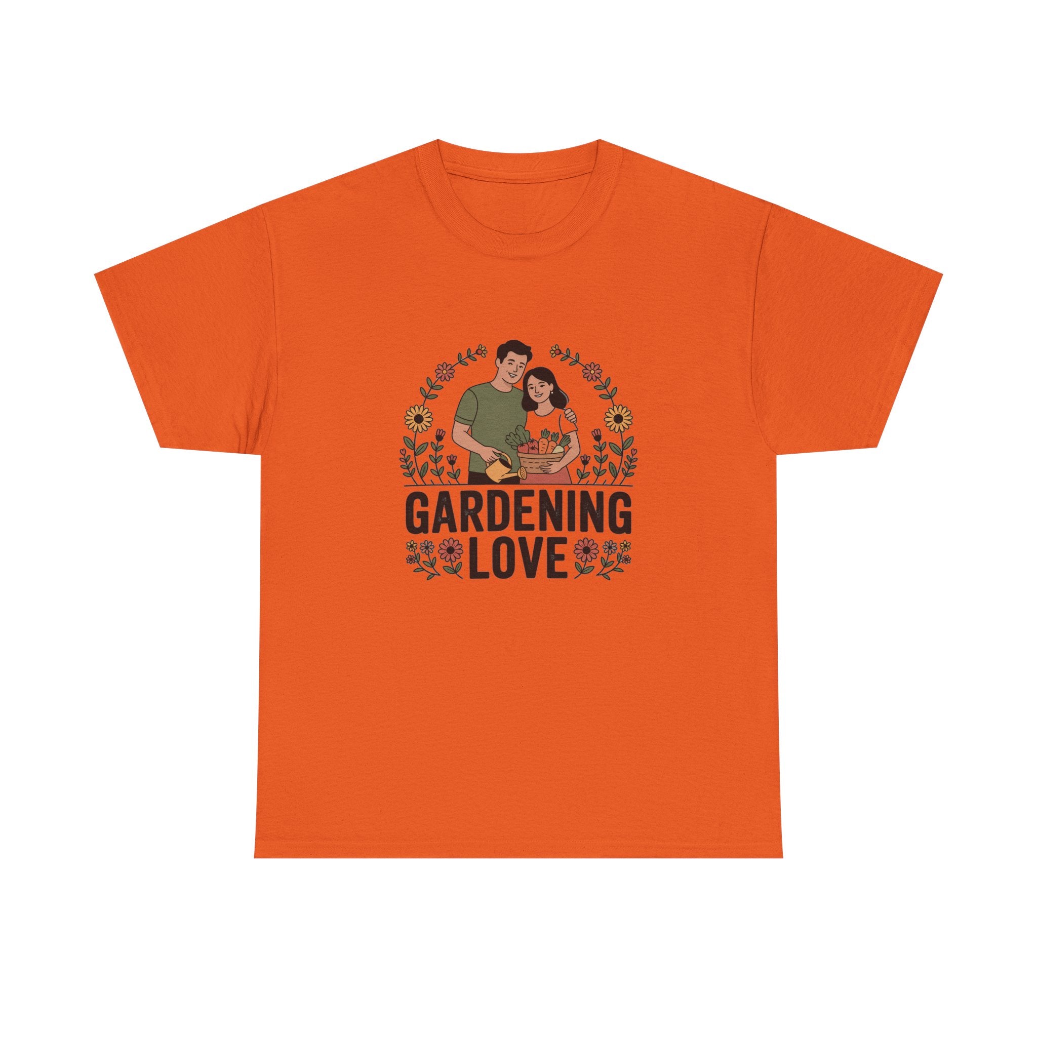 Gardening Love T-Shirt — Cute Couple Planting Graphic Tee