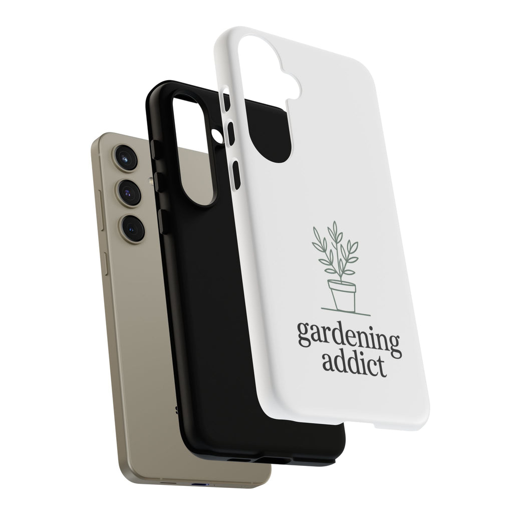 Phone Case — 'gardening addict' Minimal Plant Design