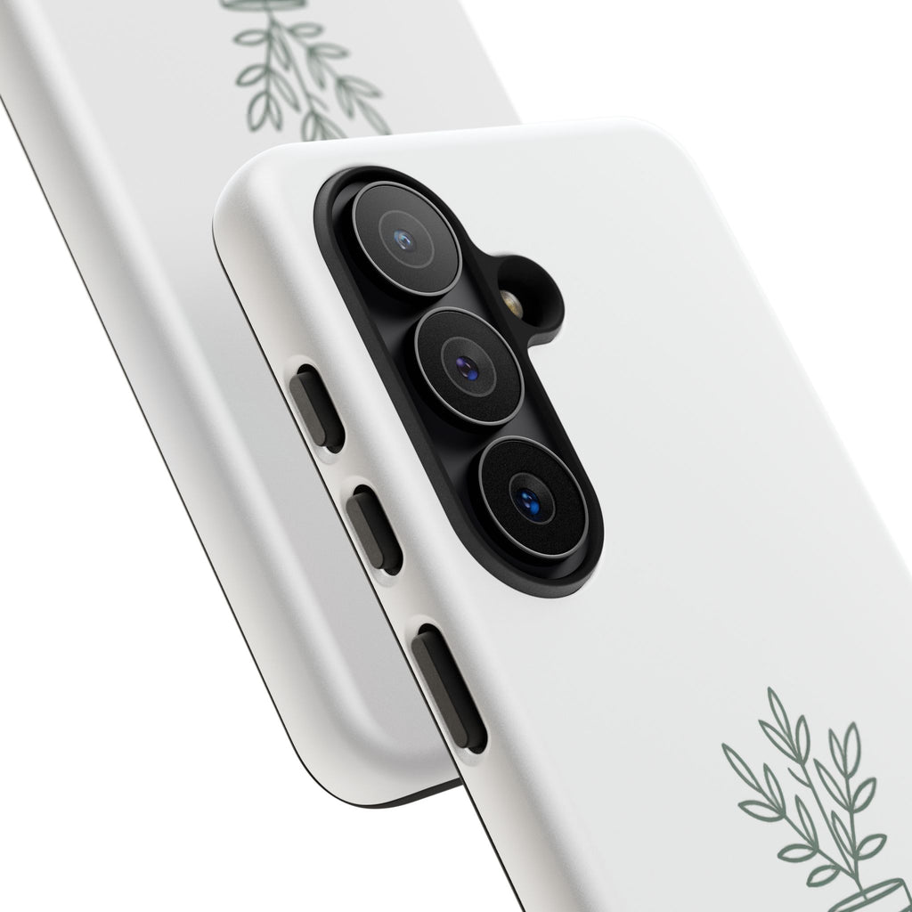 Phone Case — 'gardening addict' Minimal Plant Design