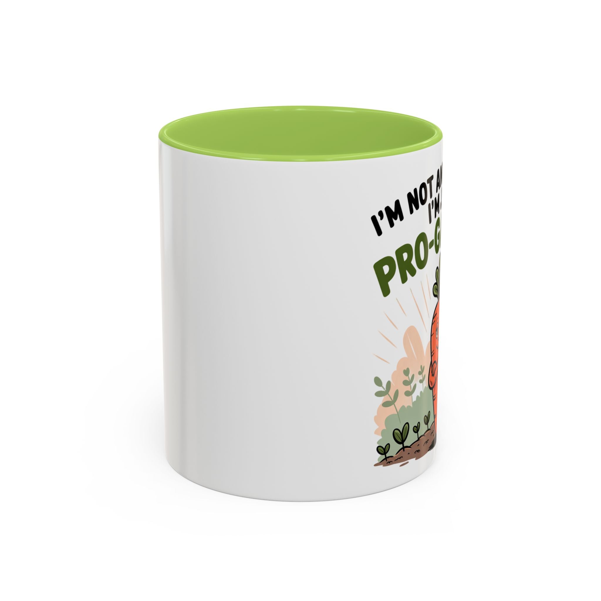 Pro-Garden Coffee Mug – "I'm Not Anti-Social; I'm Just Pro-Garden" Accent Mug