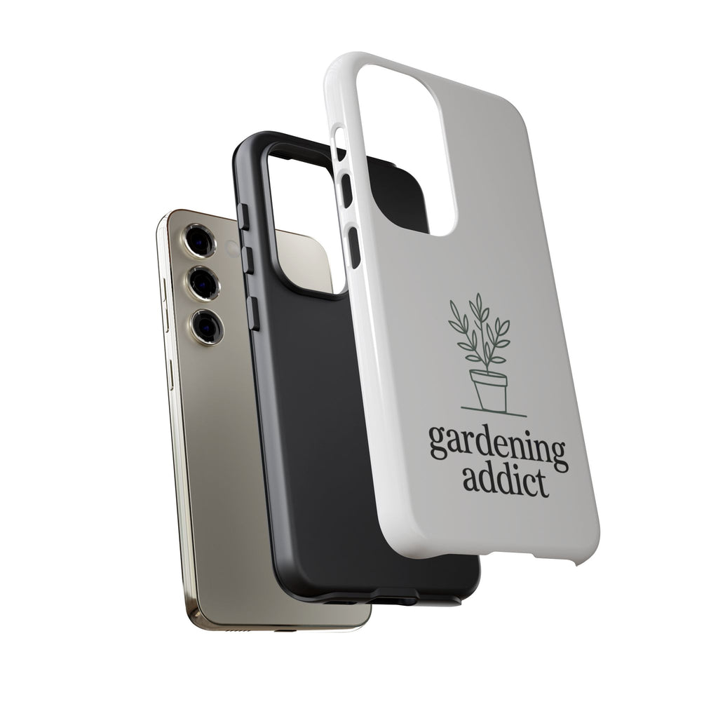 Phone Case — 'gardening addict' Minimal Plant Design