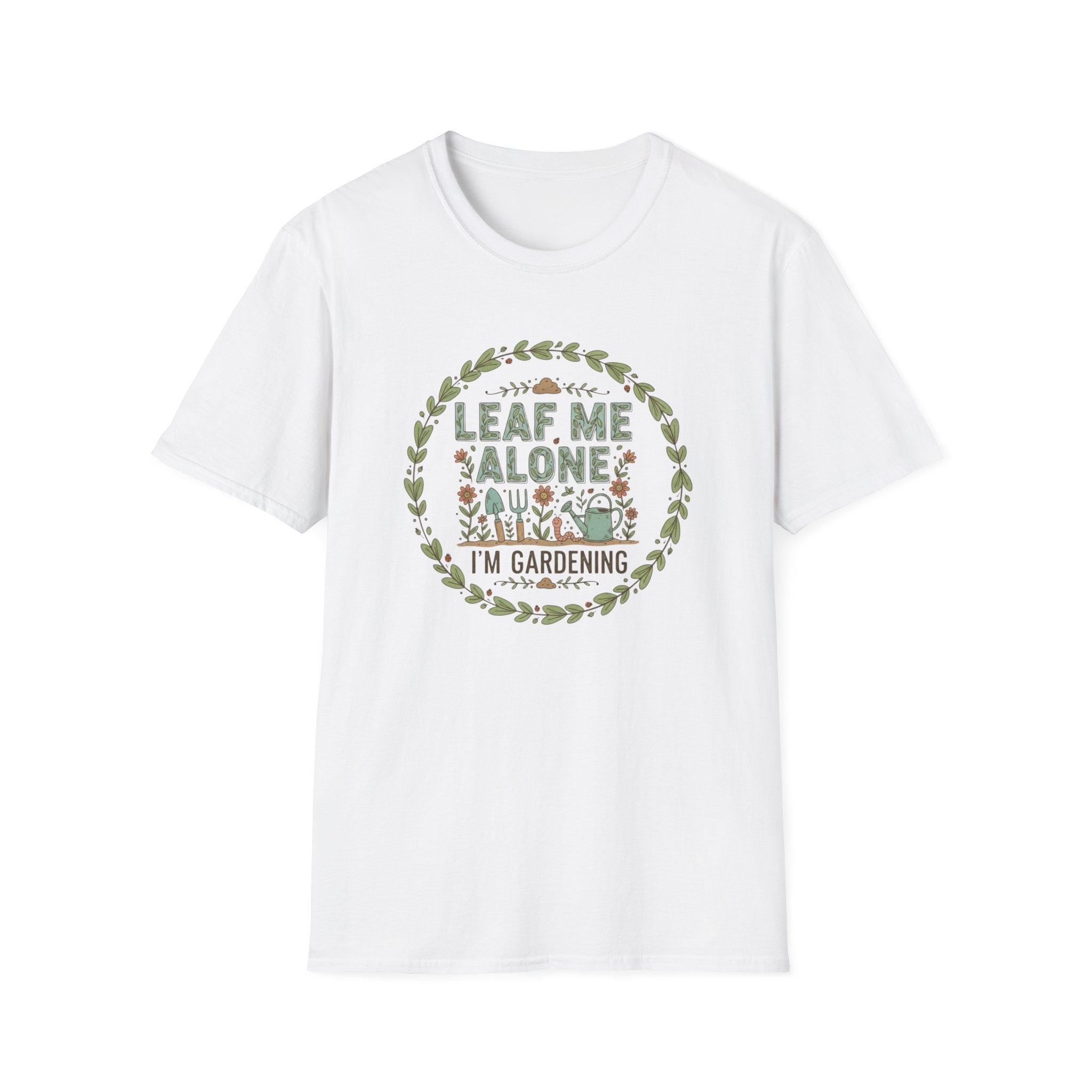 Leaf Me Alone Gardening T‑Shirt