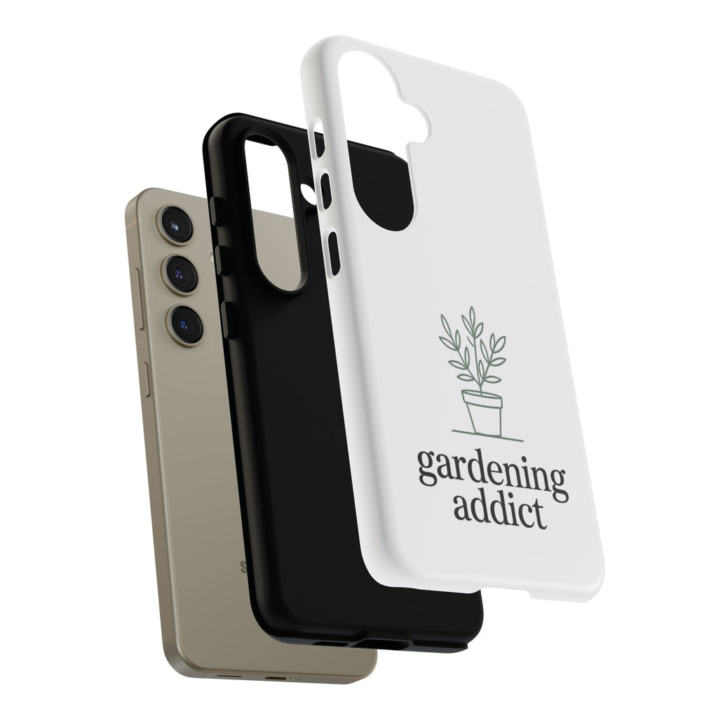 Phone Case — 'gardening addict' Minimal Plant Design