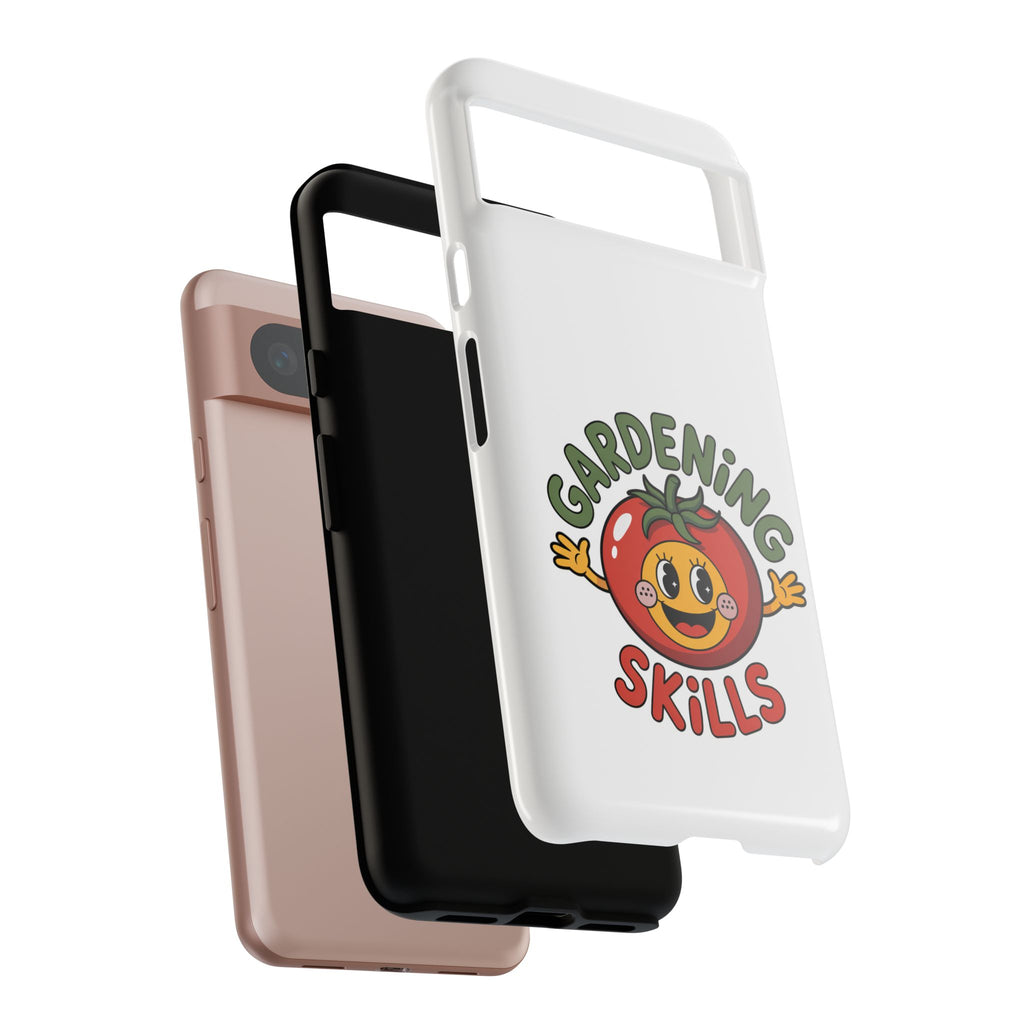 Gardening Skills Phone Case — Cute Tomato Plant Lover Protective Cover